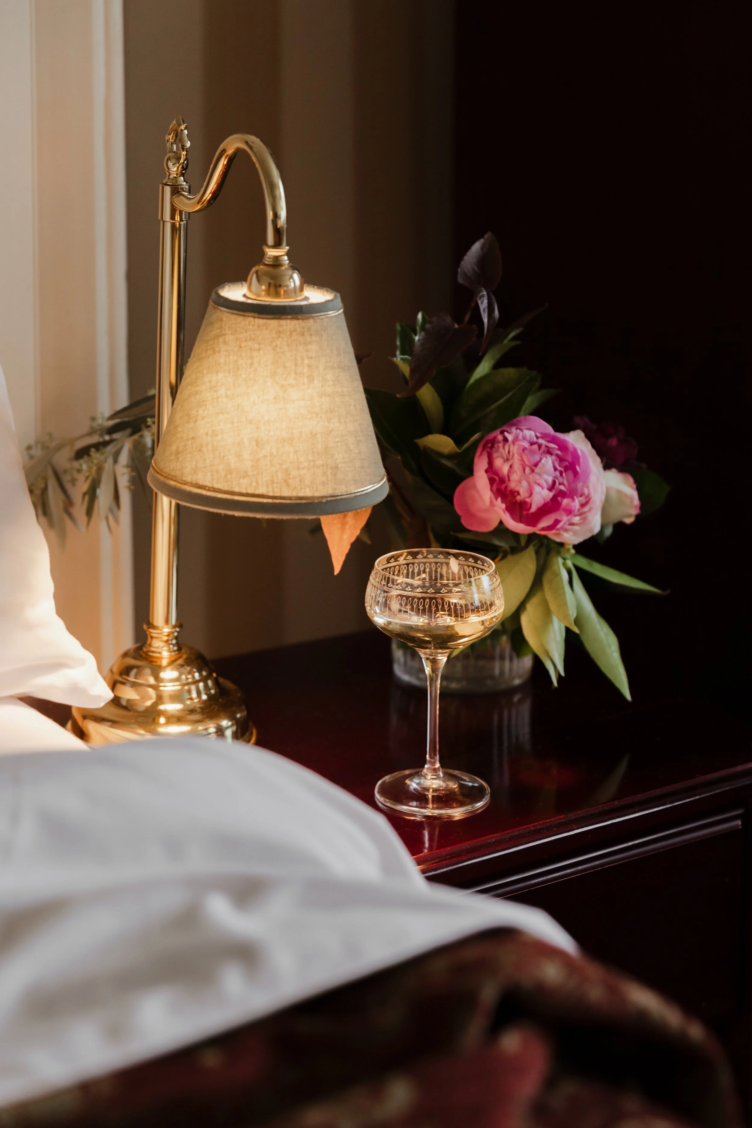 Stunning accommodation room inside Hadley's Orient Hotel in Hobart