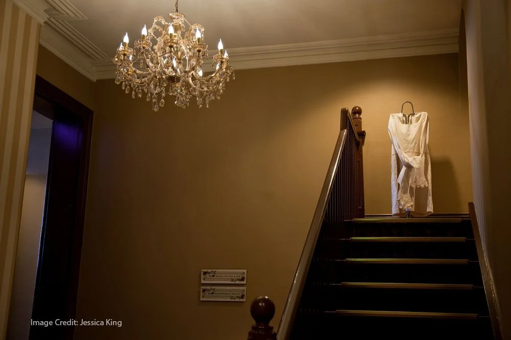 Art exhibition inside Hadley's Orient Hotel