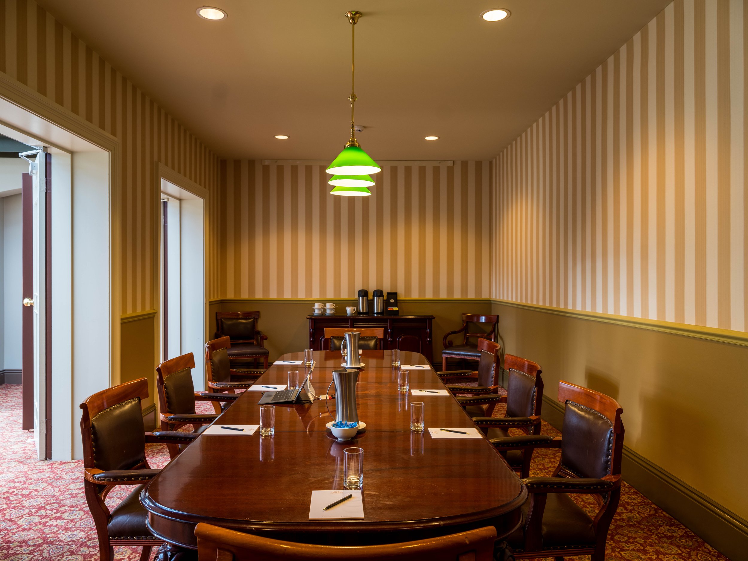 Hadley's Boardroom with natural light in Hobart
