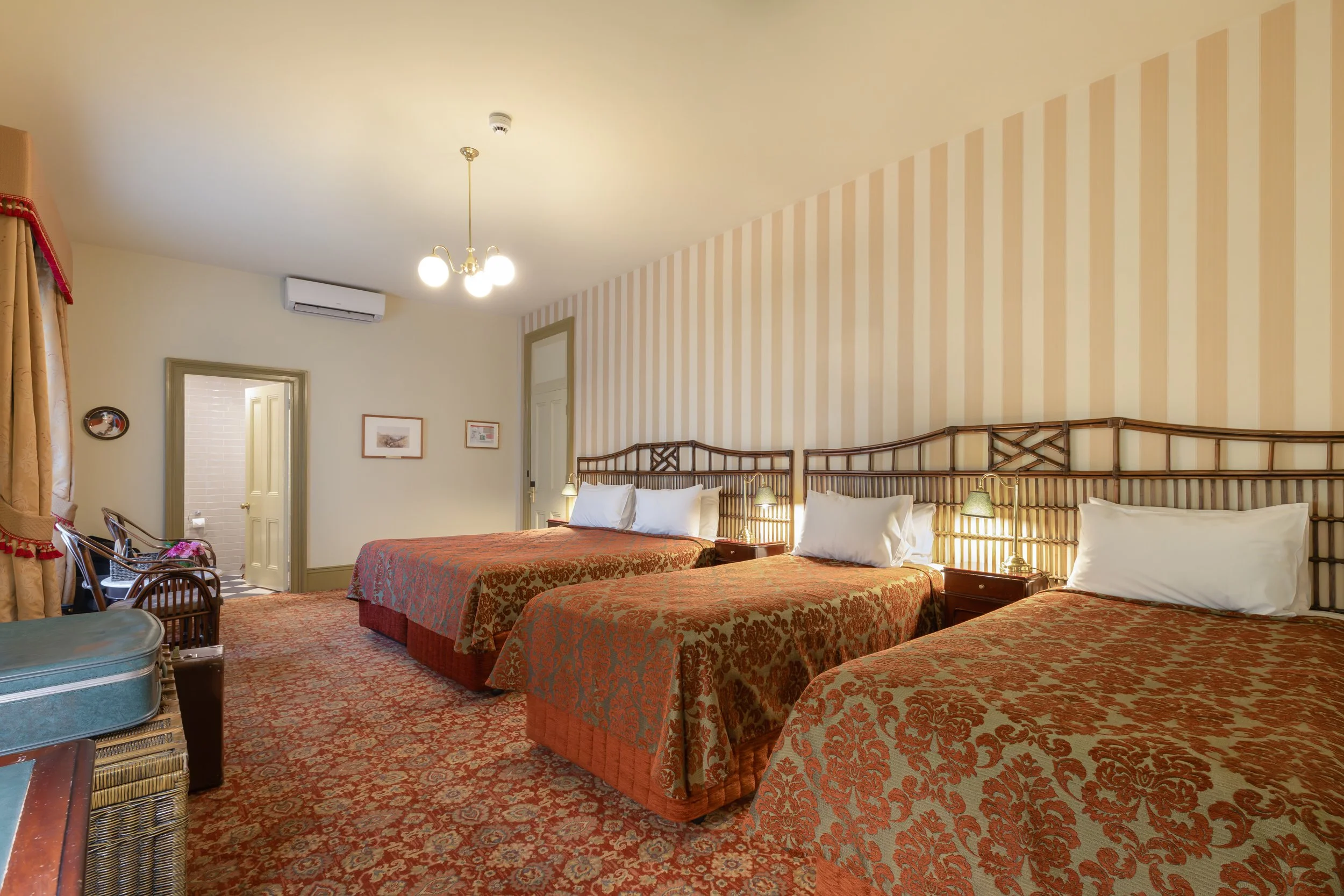 Family Room with flexible bedding configurations to suit guest needs