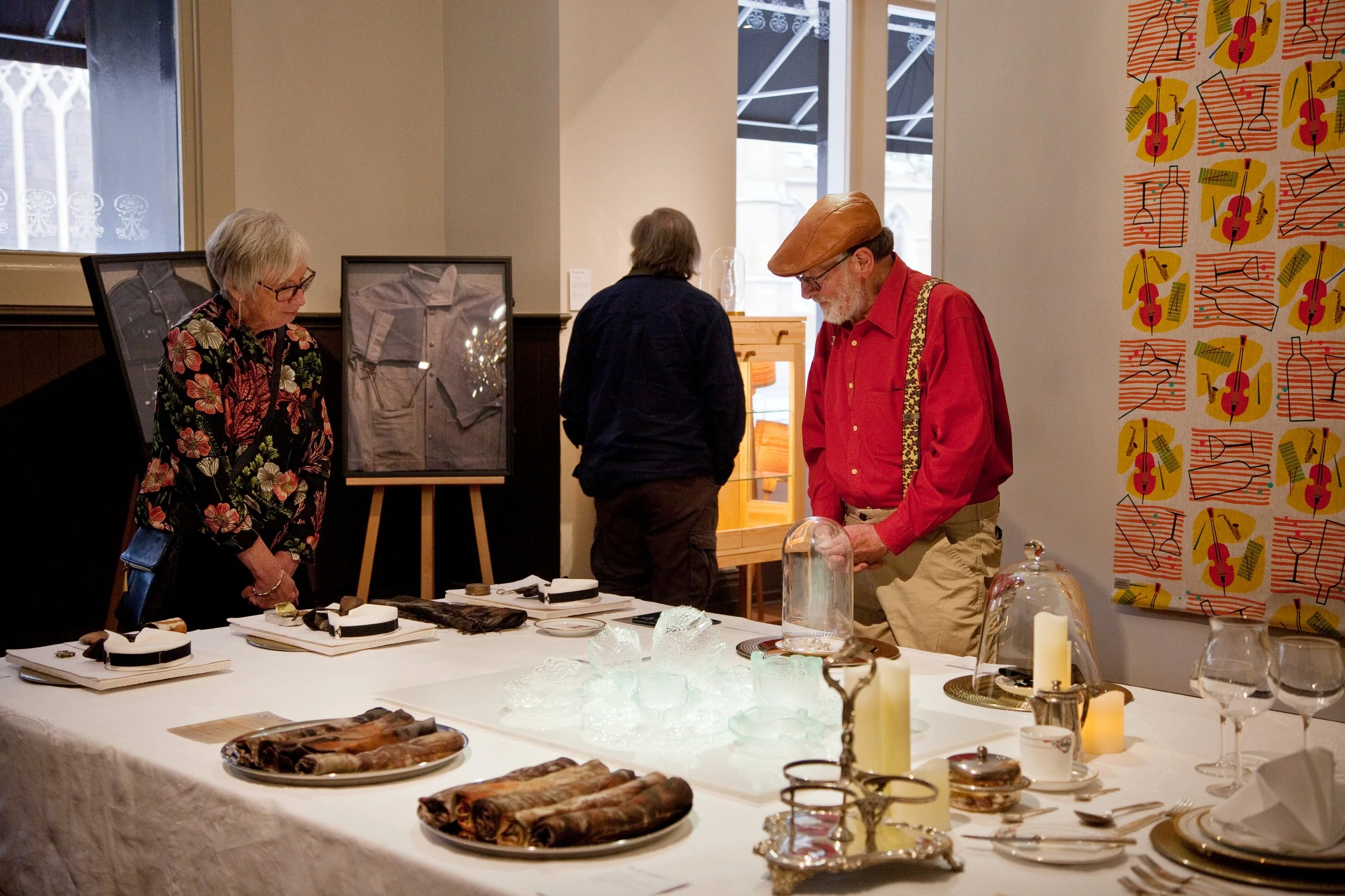 Art of Dining - Art exhibition in the gallery at Hadley's in Hobart