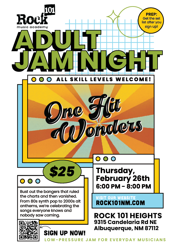 Rock 101 Adult Jam Night: One Hit Wonders