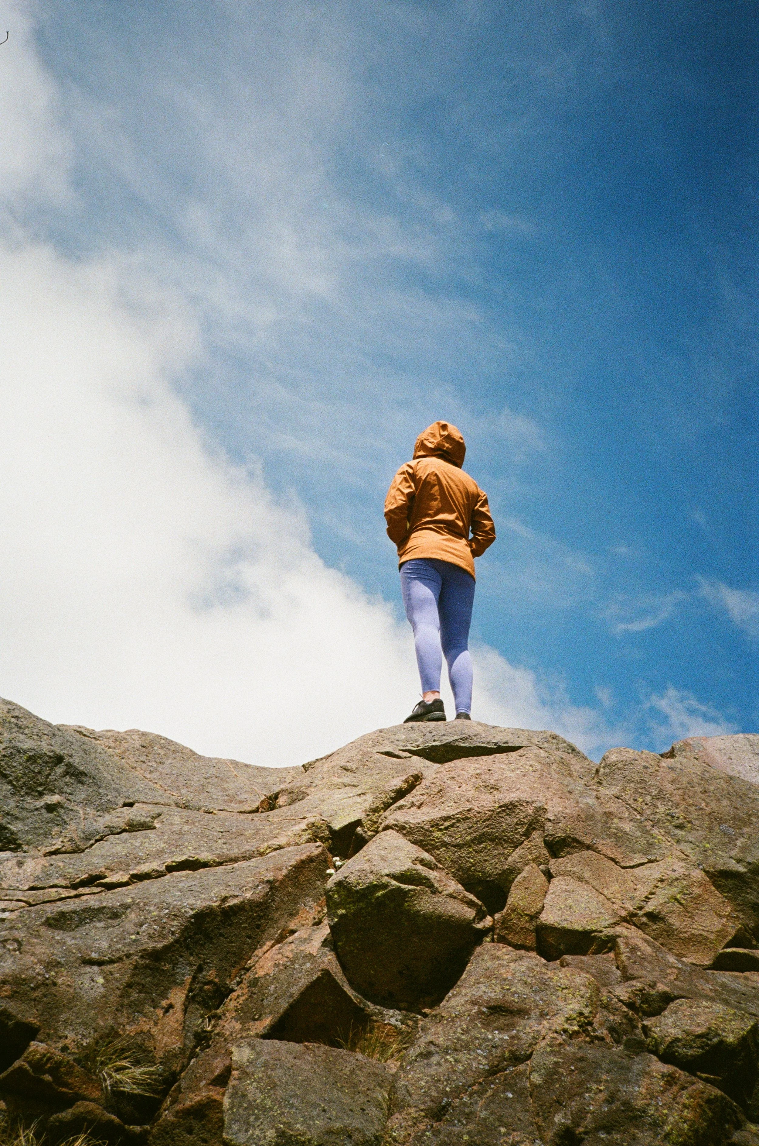 (Tongariro National Park) - at the Whakapapa ski area. Took a ride up to the top and hiked a bit on the rocks.