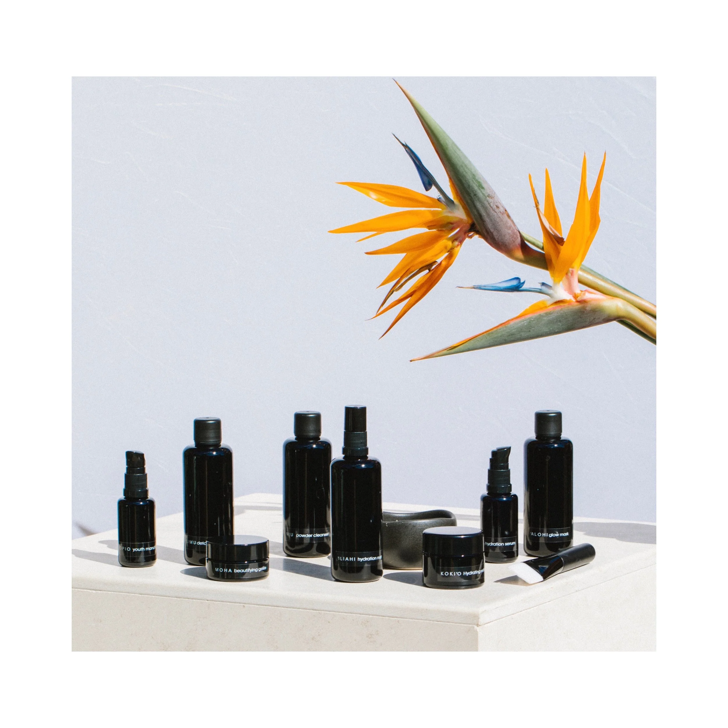 Complete spa set for natural skincare