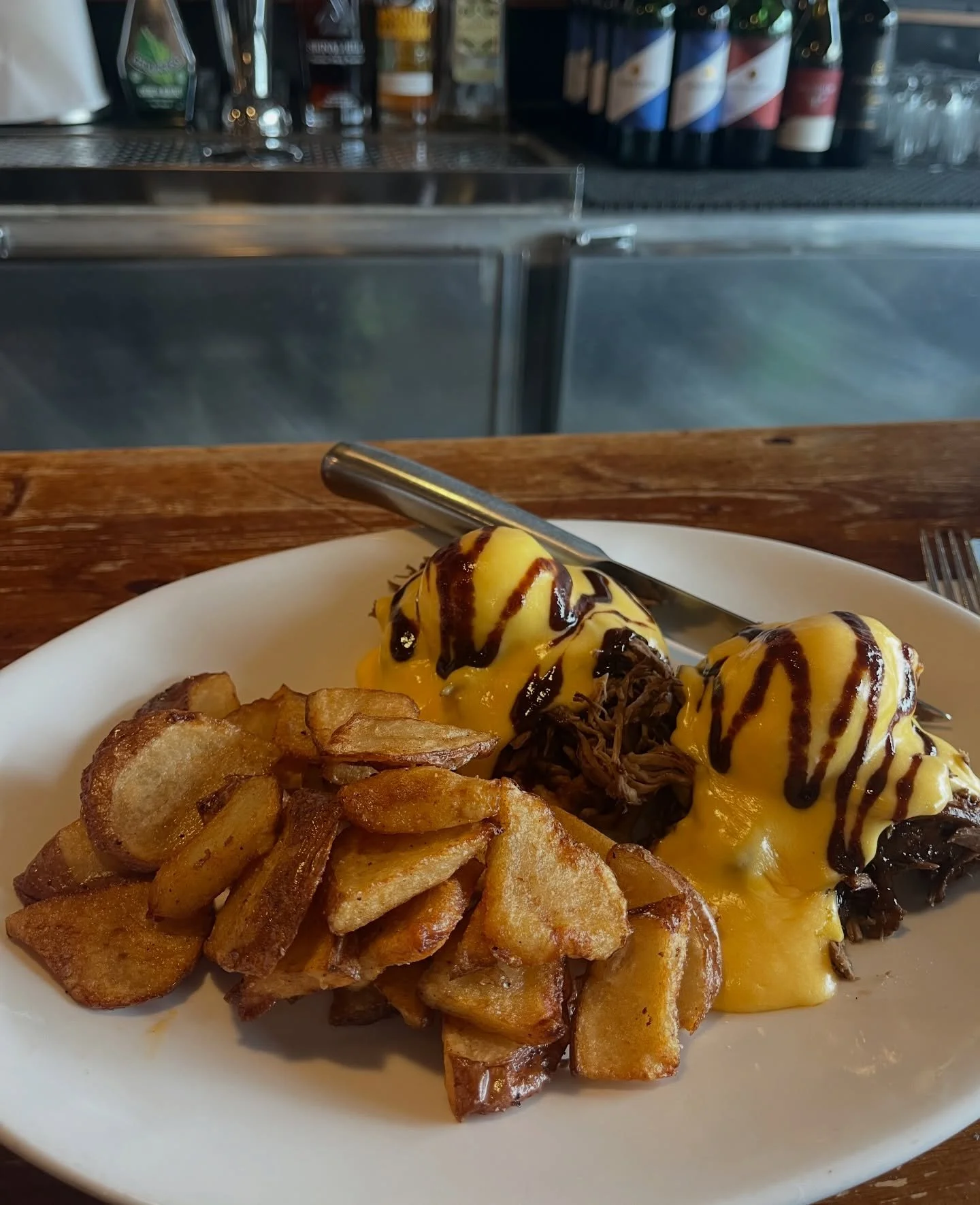 BBQ Braised Beef Benny: a delicious and high protein meal to start your weekend with. 
Available Saturday&rsquo;s and Sundays from 10am until we sell out of hollandaise!! 🌞