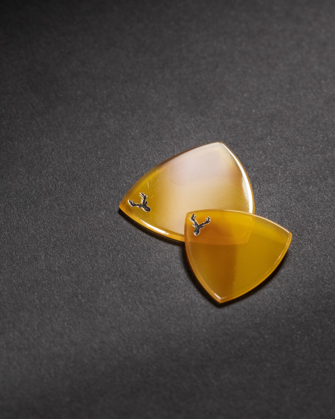 Twins. well, close enough.⁠
For the exact sizes of these picks, click on the product links.⁠
&bull;⁠
Tone. Feel. APC.⁠
#Handcrafted #AmericanPickCompany #APC #americanpicks #leather #guitarpick #guitar #pick #american #picks #guitarpicks #madeintheus