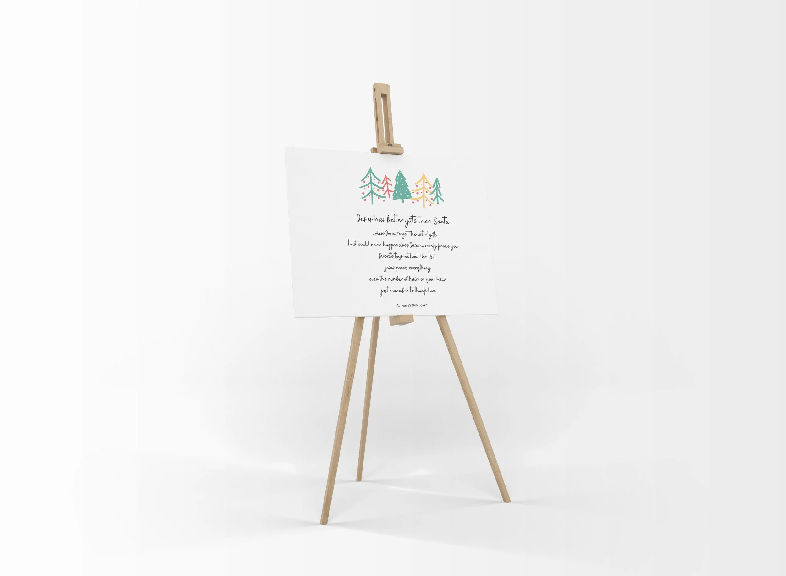Jesus Has Better Gifts Than Santa - Kids Room