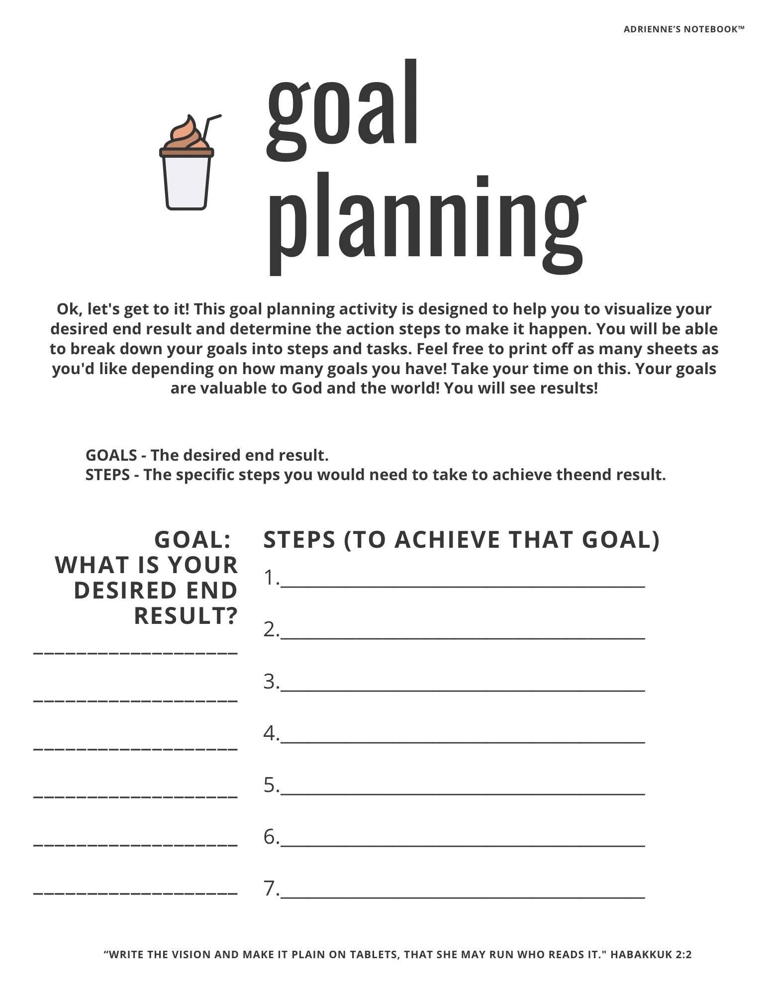 Goal Planning