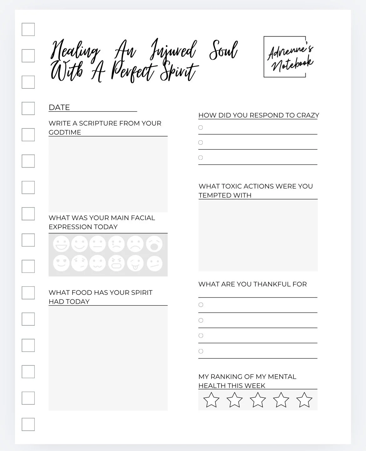 Free Print Outs