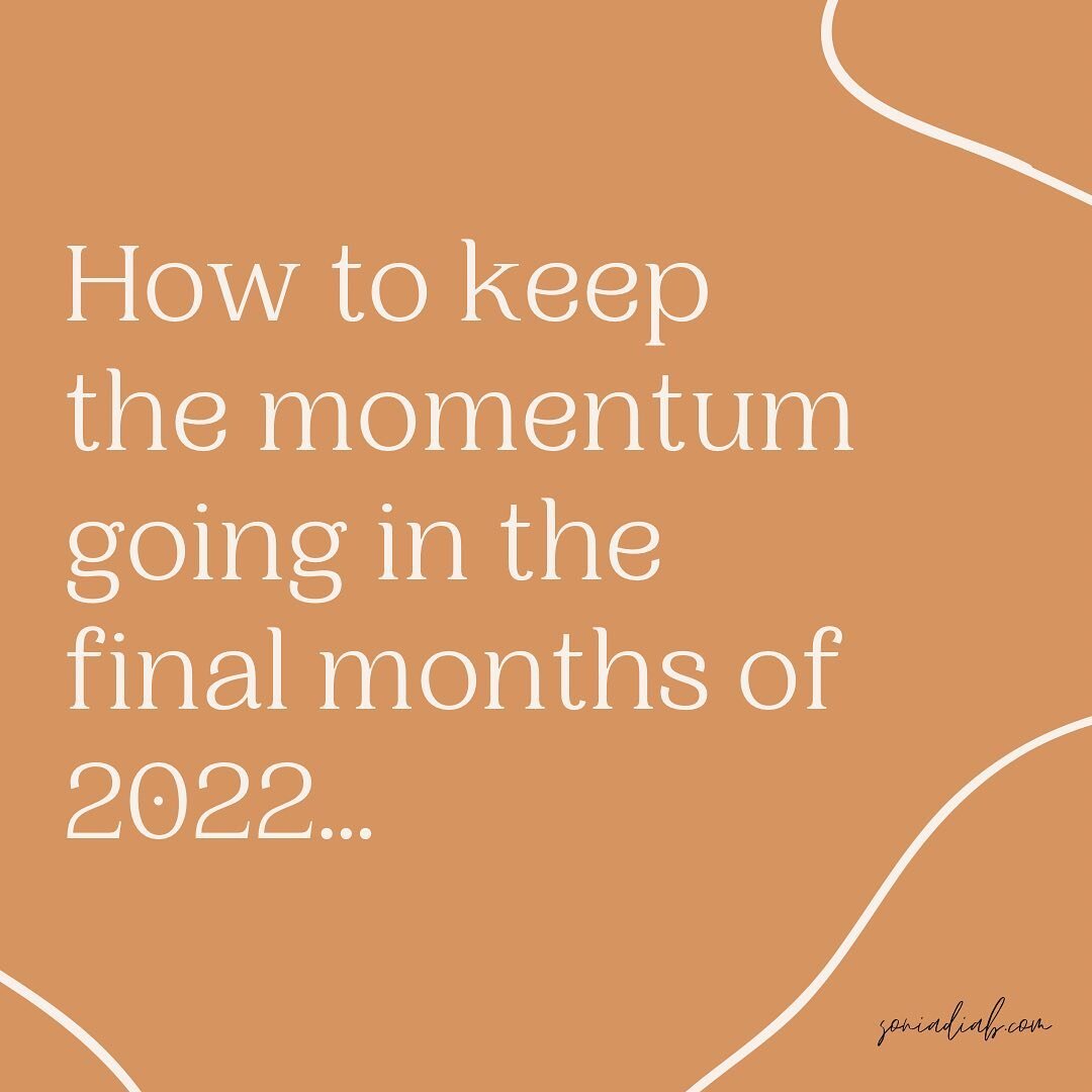 The end of 2022 is rapidly approaching 😬 and I don&rsquo;t know about you, but my to-accomplish list is still very long! 
So, to maintain momentum, I&rsquo;ve been trying to focus on the basics - those very foundational self-care and productivity 10