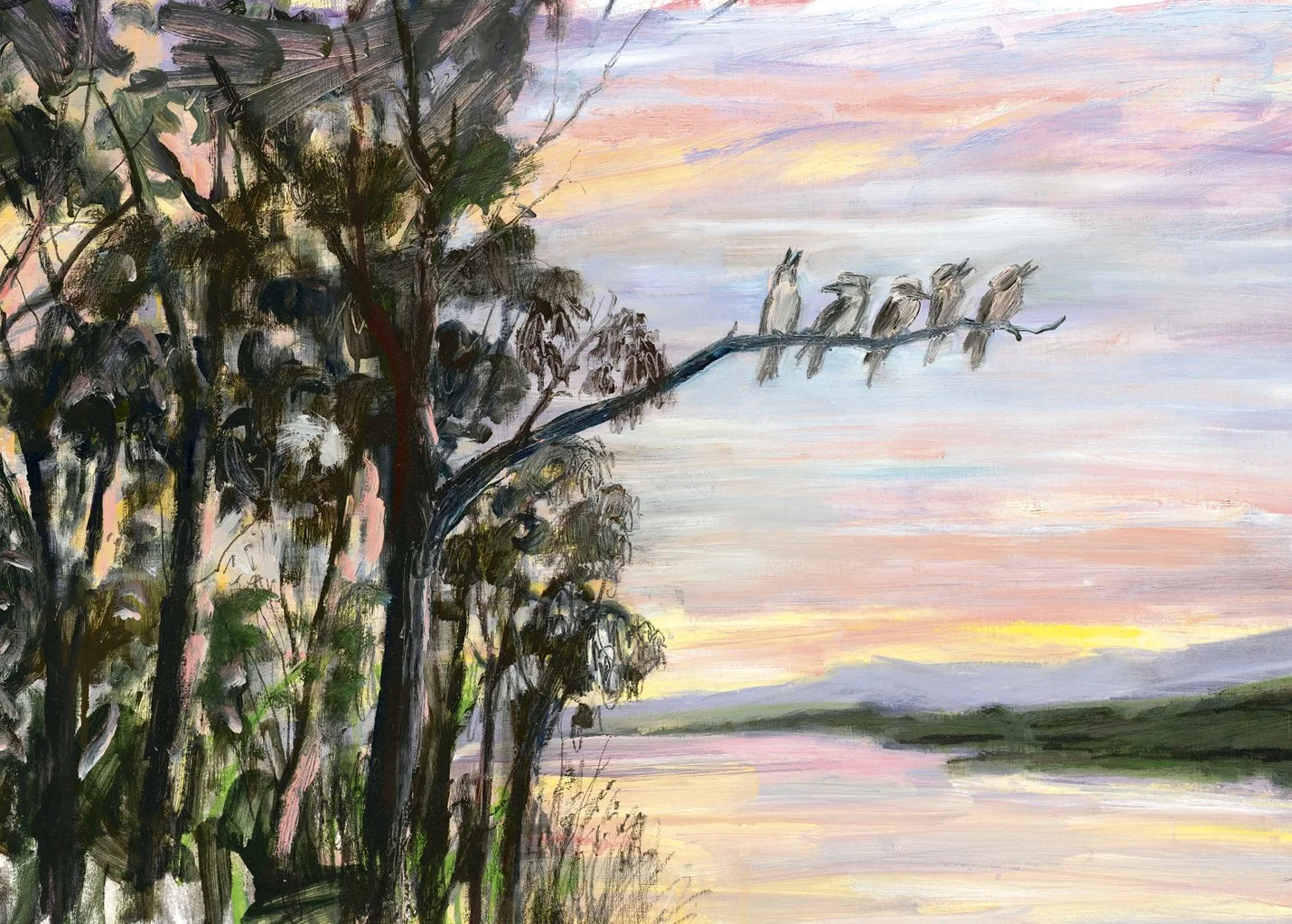 sunset chorus 58x84 framed.jpg