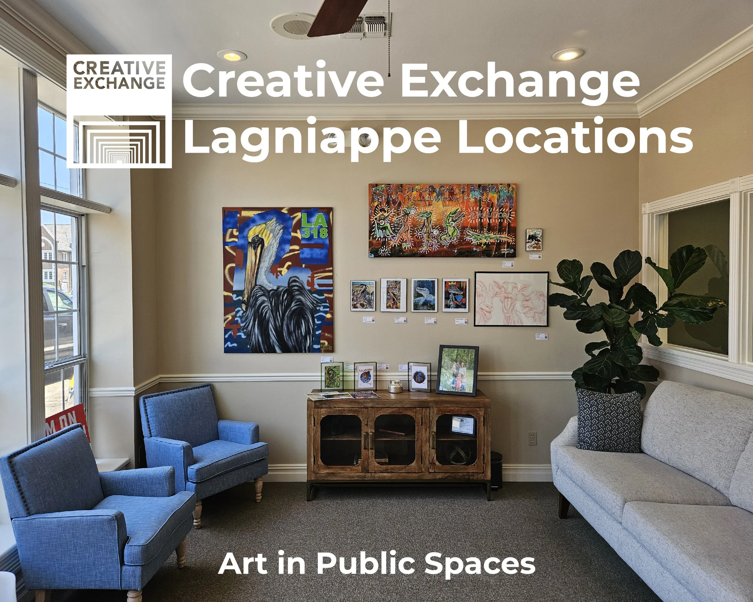 Creative Exchange Lagniappe Locations - Art in Public Spaces