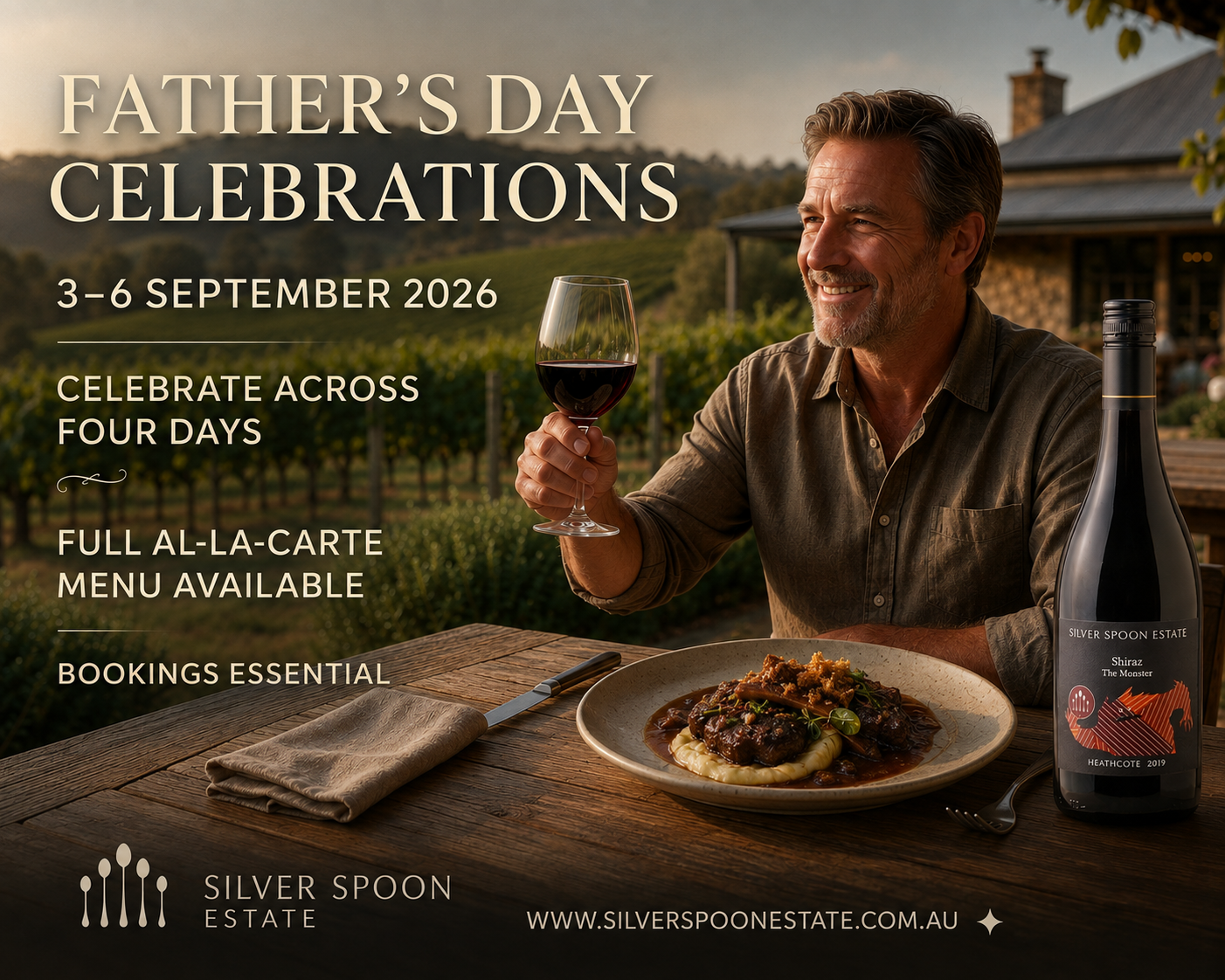 Father's Day Celebrations - 3 to 6 September 2026