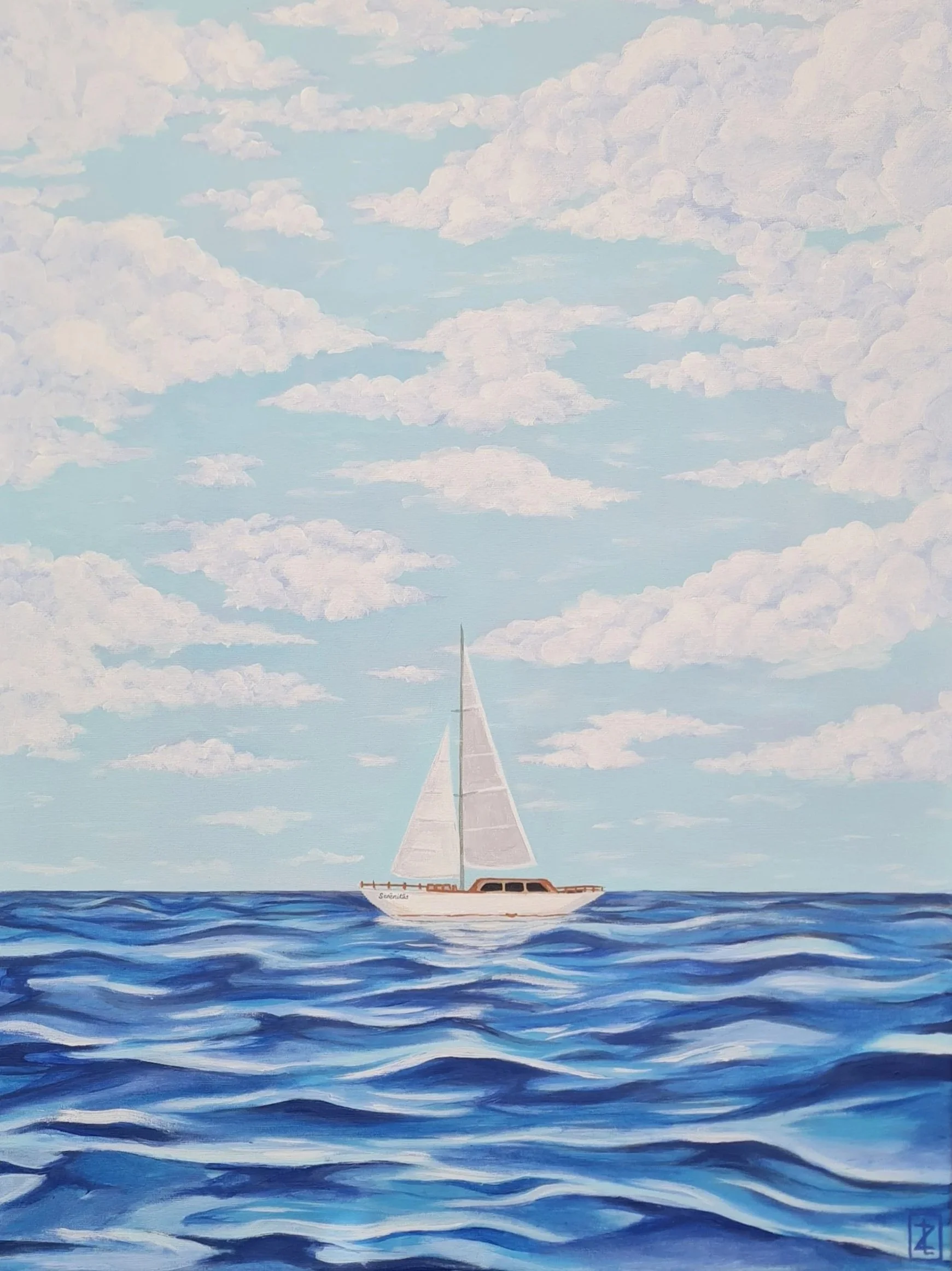 Serenitàs, 2026, Acrylic on canvas