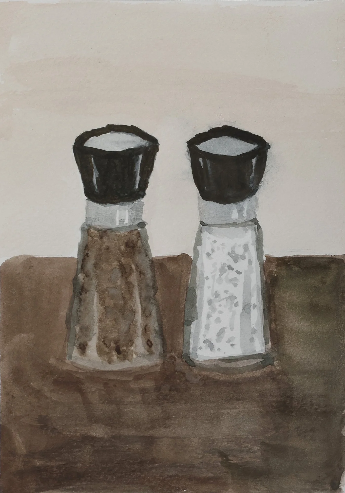 Leena Härmälä - Suolaa ja pippuria - Vesiväri