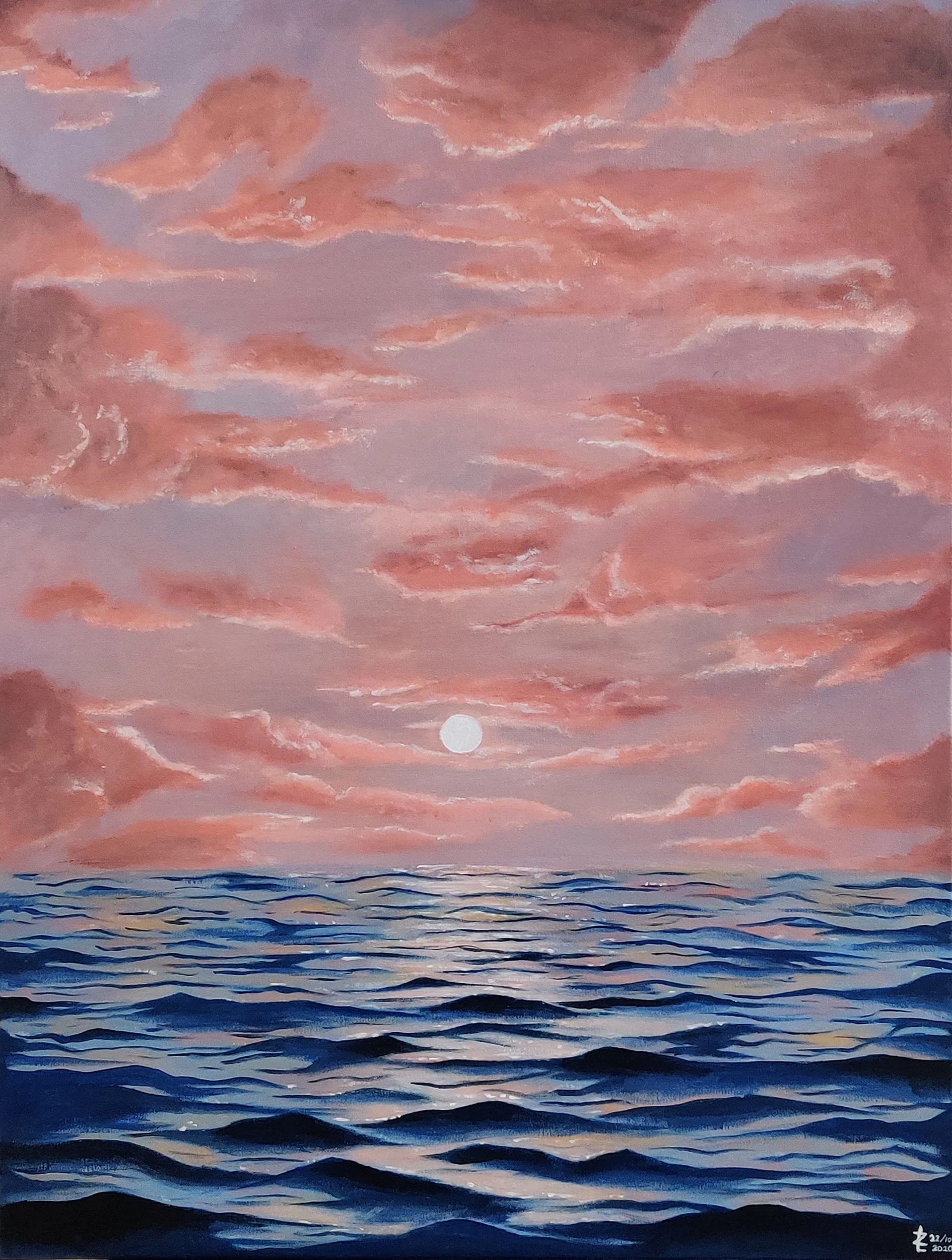Sunset, 2020, Acrylic on canvas