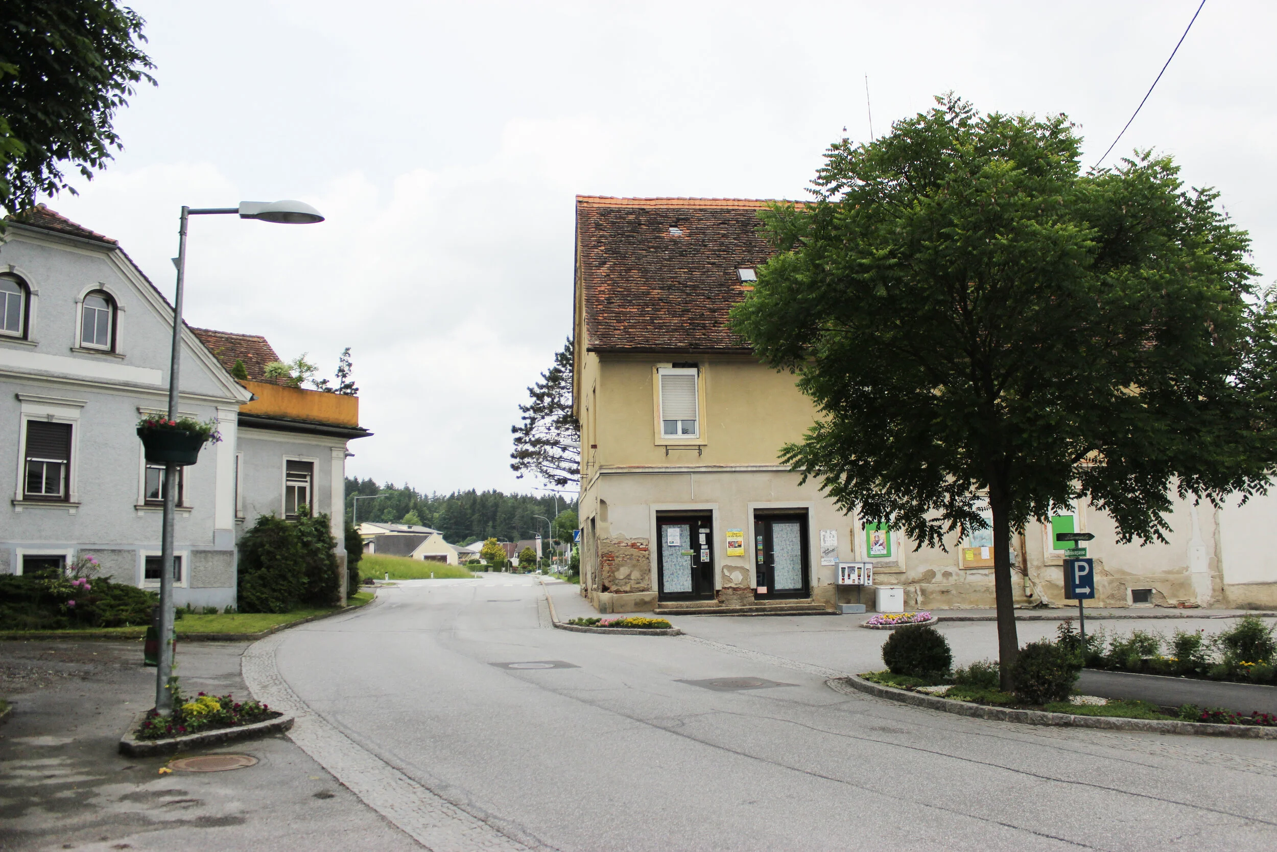 Einfahrt Ortszentrum