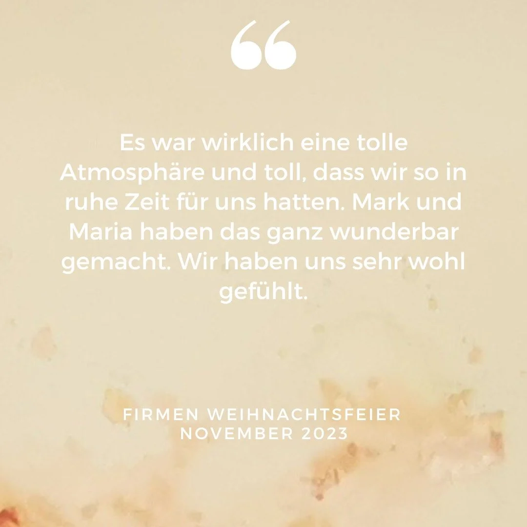 Einfach wohlf&uuml;hlen. ✨ Unsere G&auml;ste sagen es am besten: Bei uns wird nicht nur gefeiert &ndash; hier entsteht echte Ruhe, N&auml;he und Genuss.
#weihnachtsfeier #eventlocation #teamevent #tantepolly #amrhein