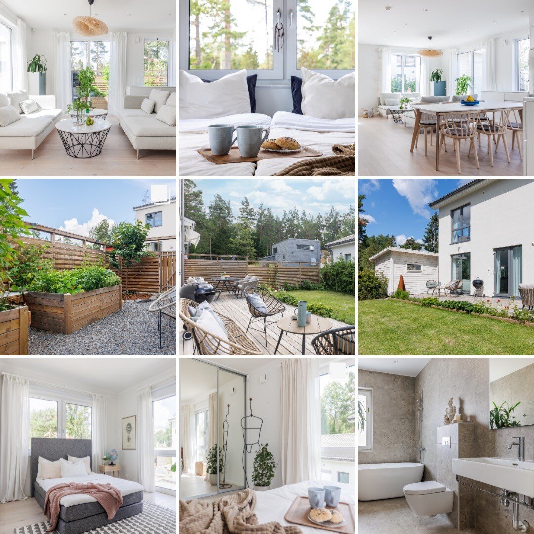 Photographed this great property for @lansfast_huddinge. I particularly liked the herb garden and wonderfully light and airy feel to the place.
