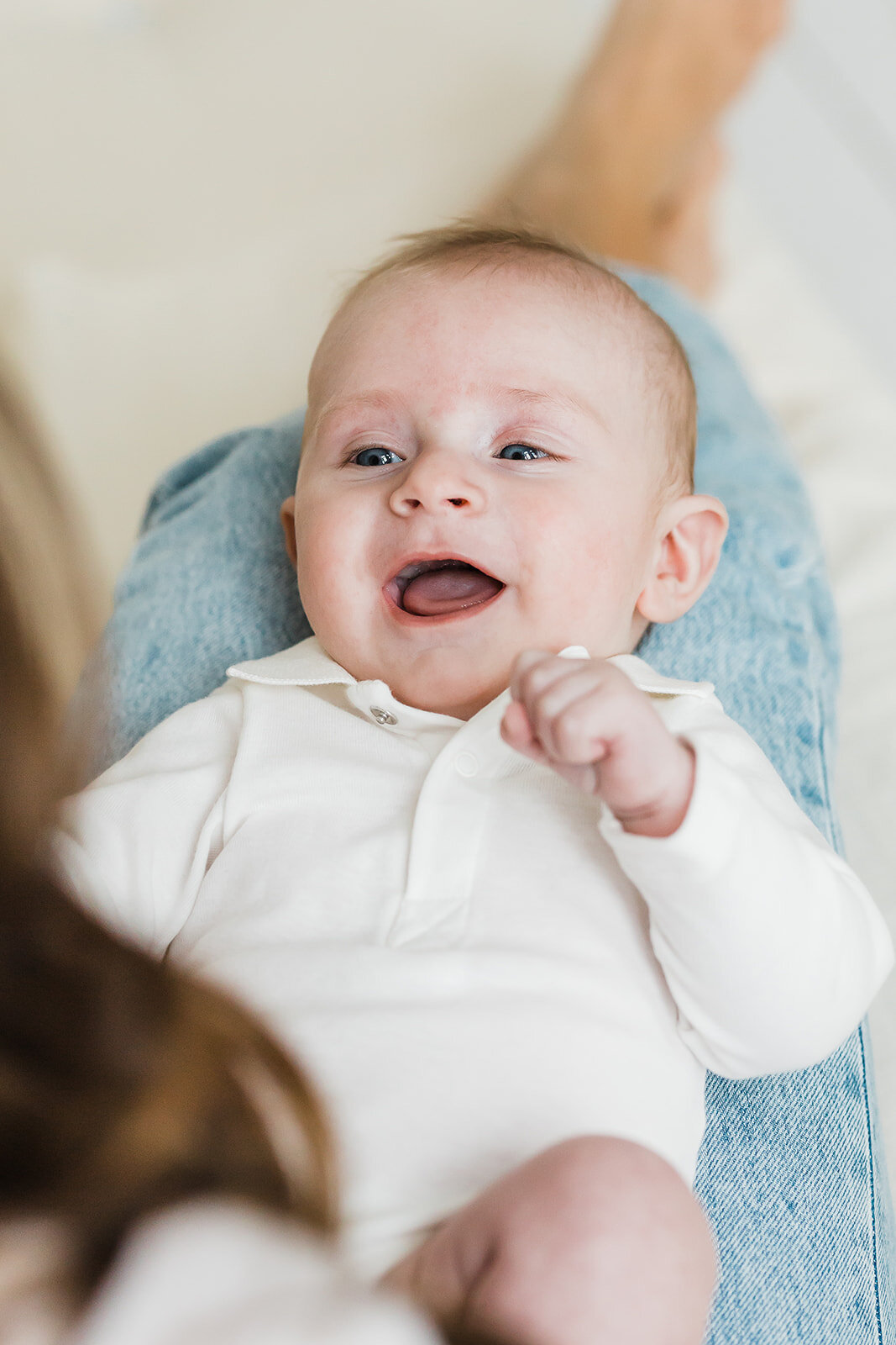 familie lifestyle fotograaf newborn baby