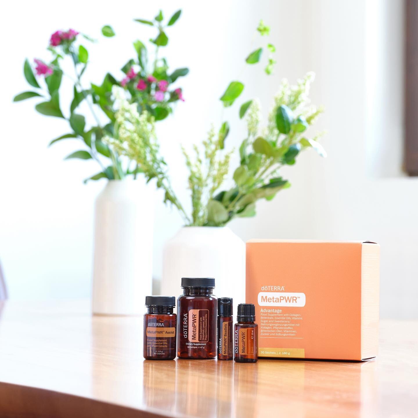 🧡 The MetaPWR System

You might have seen my posts about the dōTERRA SHINE ✨ Convention in Lisbon - finally MetaPWR is for sale in Europe and you can really shine from the inside out!

☀️ This is a revolutionary science-based system that helps y