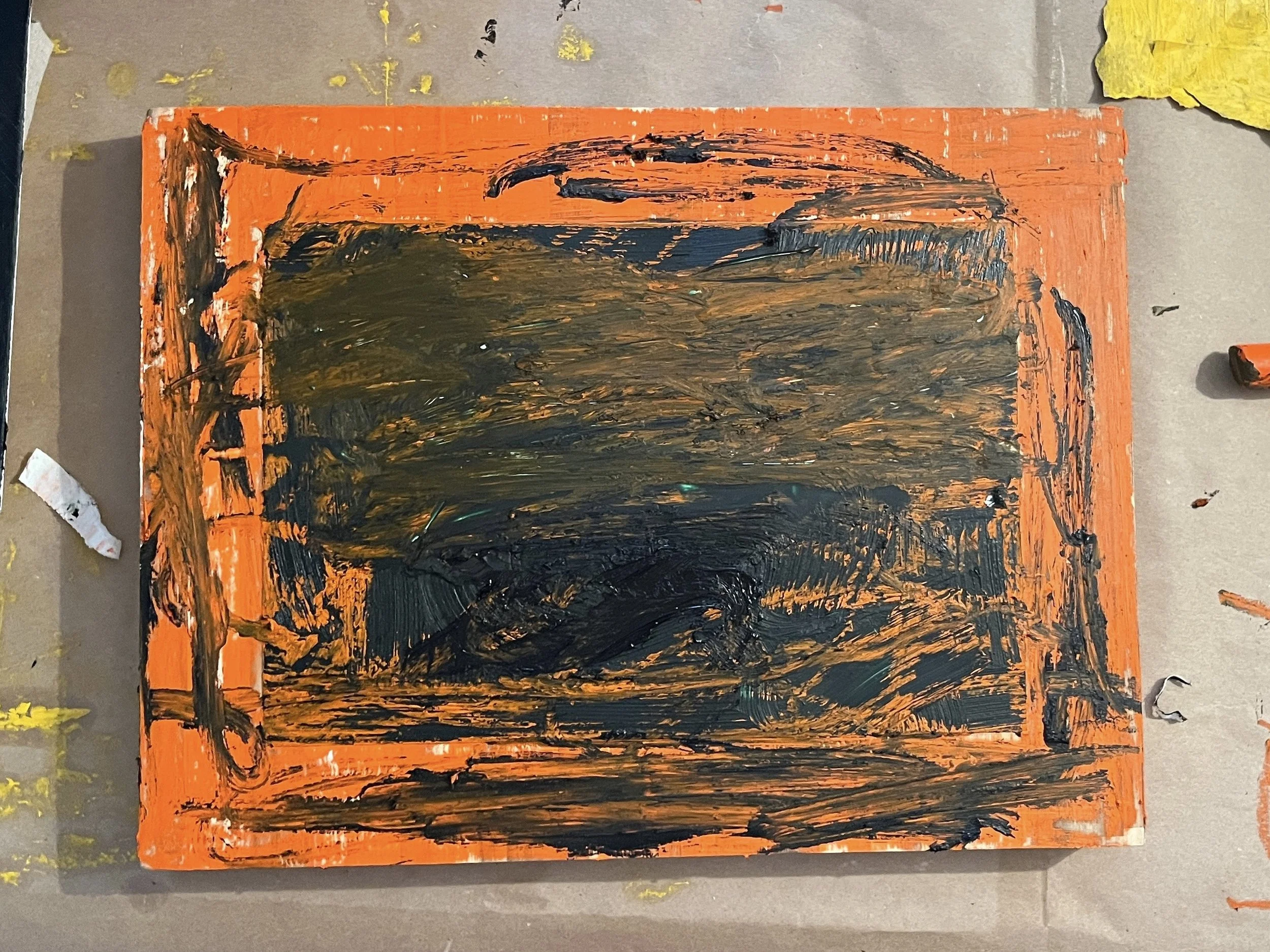 12"x16" Oil on Wood Block