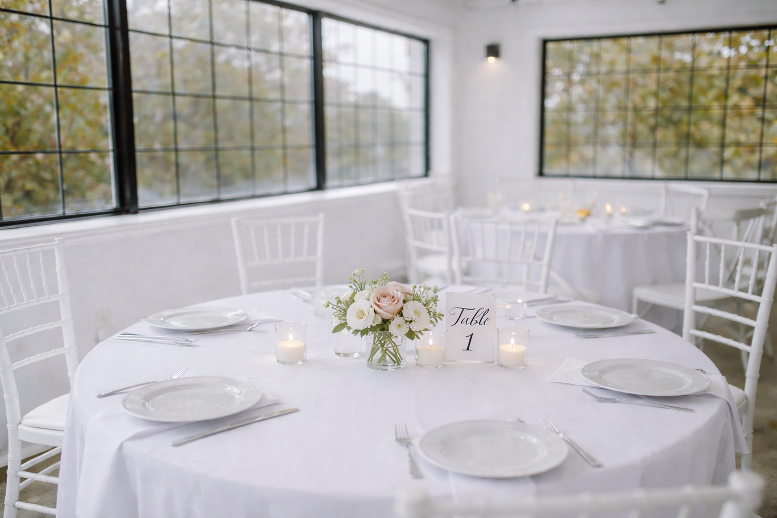 Table Decorations: Coordinated to perfectly match your ceremony style & color palette