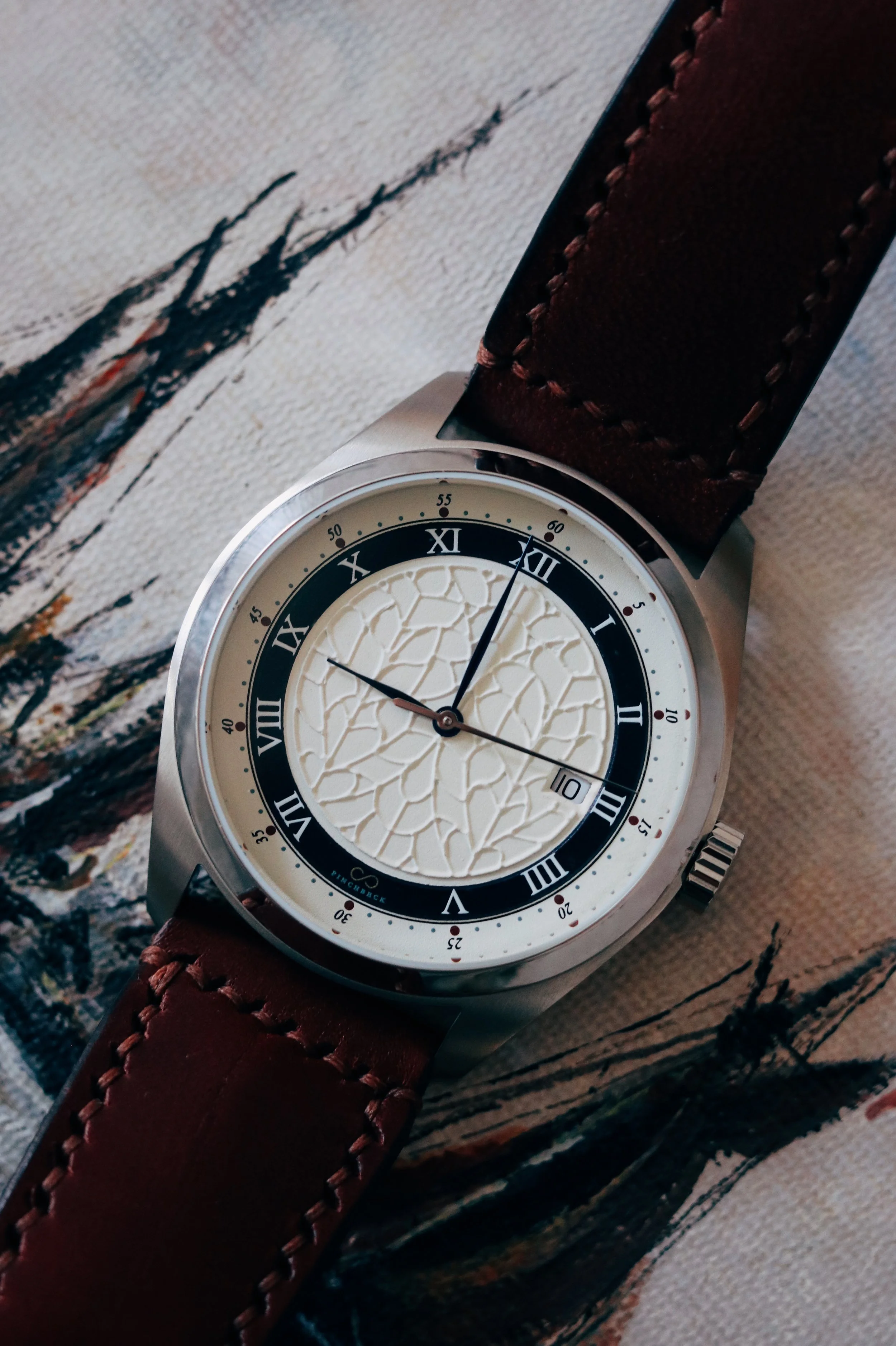 Lindum Parchment British Watch