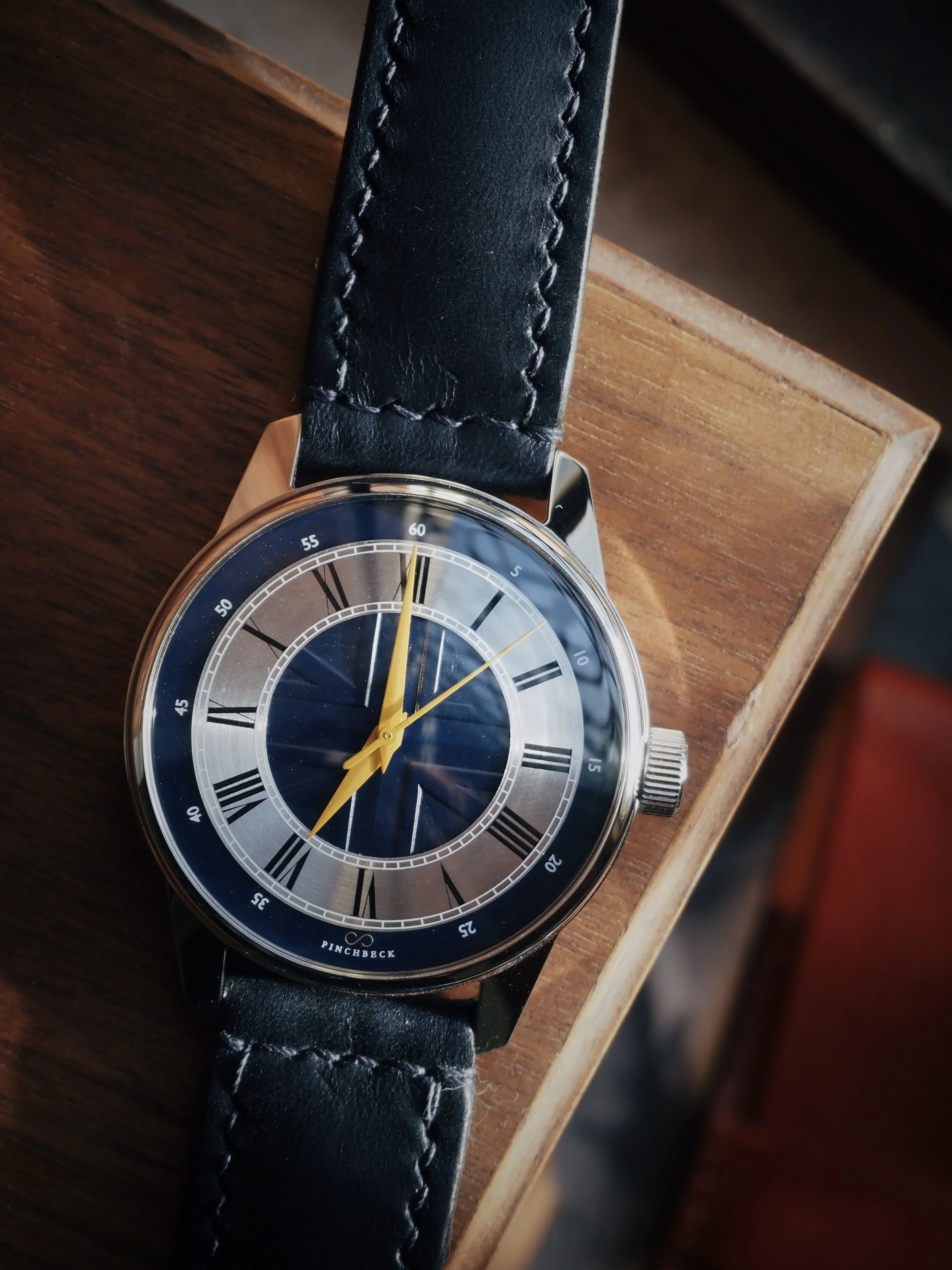 Albion Blue Pinchbeck British Watch