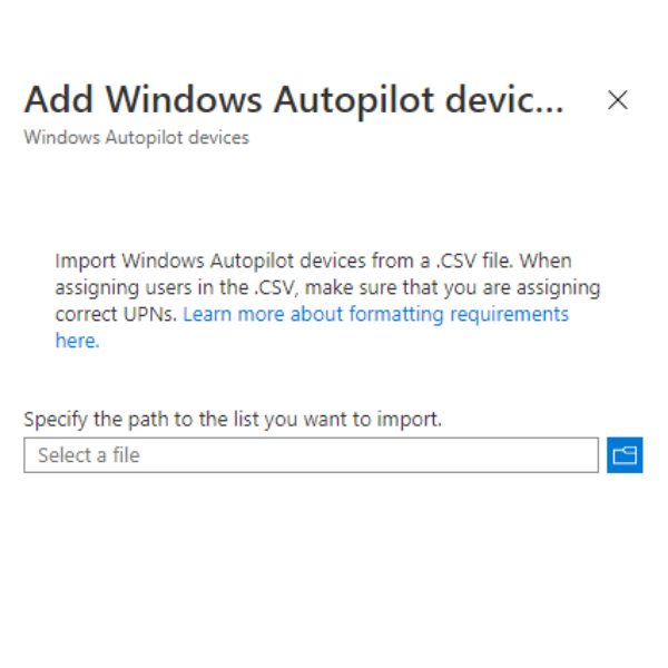 Importing Windows Autopilot Device in Intune IntuneHybrid — LOWMAN