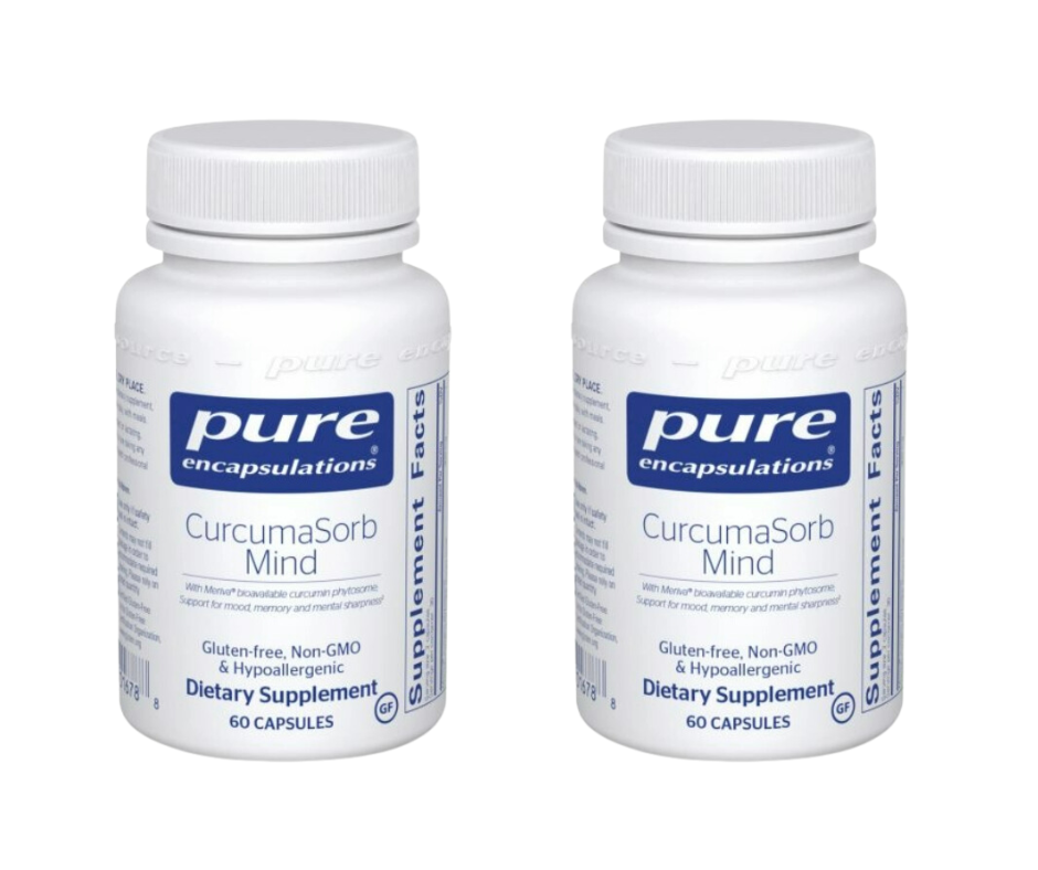 Curcumin Pure Form Pure Encapsulations CurcumaSorb Mind: Enhancing Mental Well-being with ...