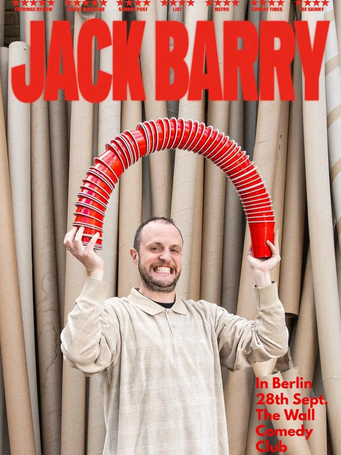 Gru&szlig; dich!! I am doing a show in Berlin for the first time! 
Due to some changes it will now be on the new and improved date of Monday 28th Sept!
If you know anyone in Berlin tell them to come on down! 
Link in bio