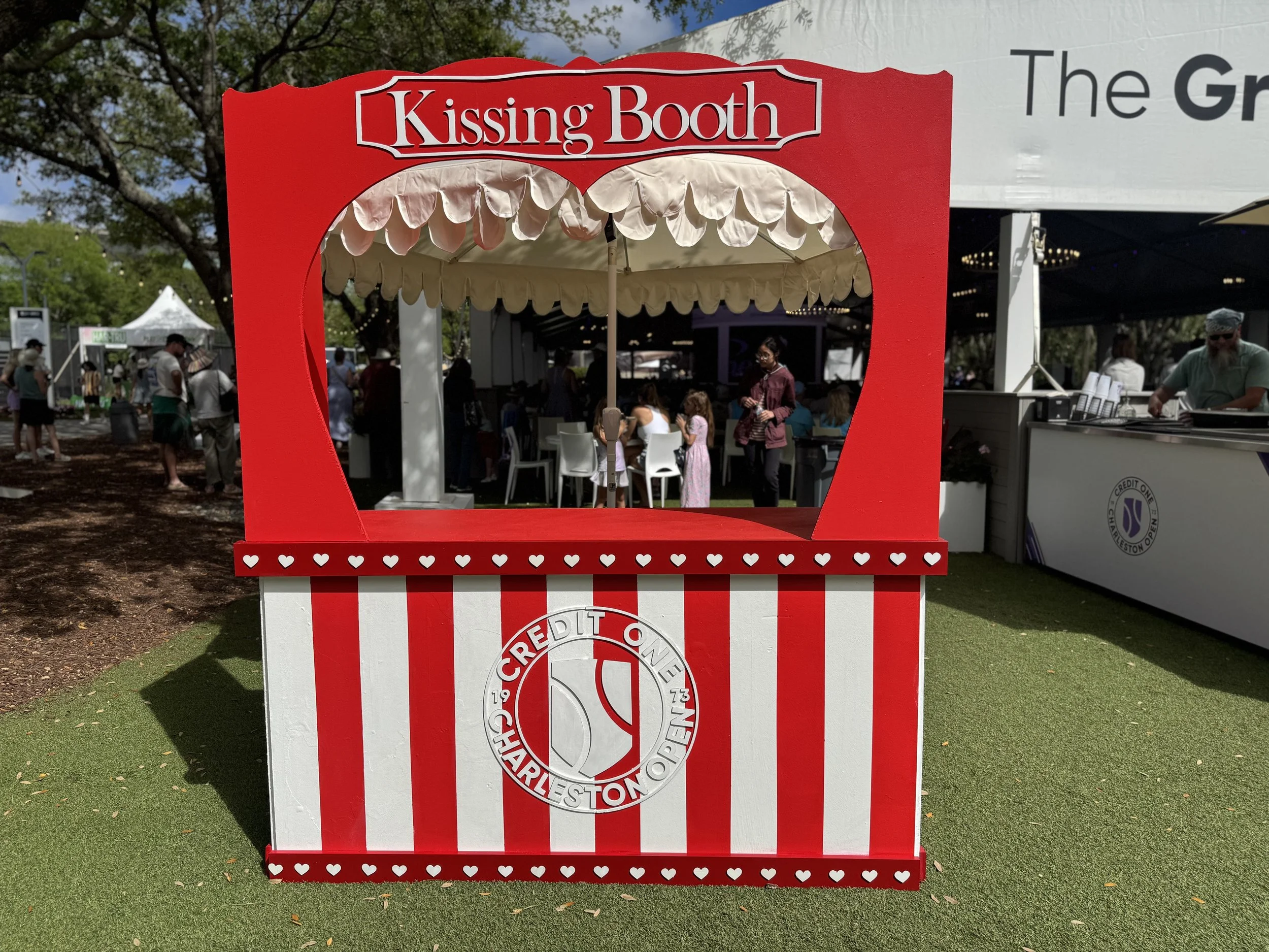 Kissing Booth Photo Backdrop