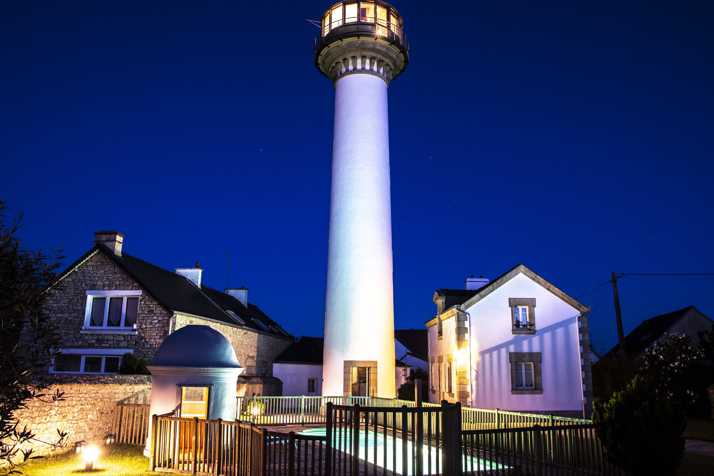 The property at night