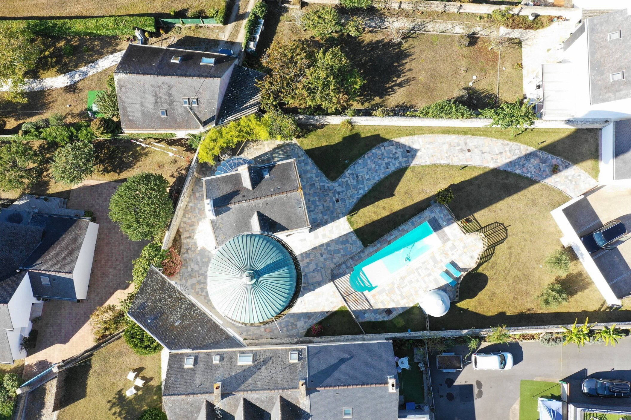 The property from the air