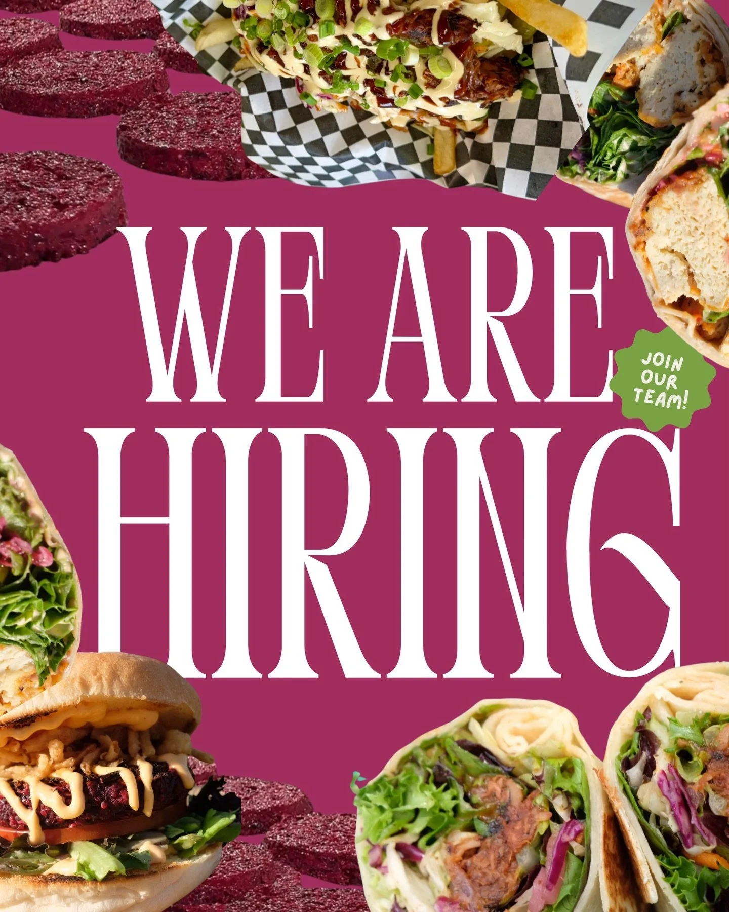 We&rsquo;re officially hiring 🌿

Looking for people who can keep up on a busy service, love good food, and don&rsquo;t mind getting a little messy in the best way.

Food truck shifts, market weekends, festivals, community &mdash; it&rsquo;s all part