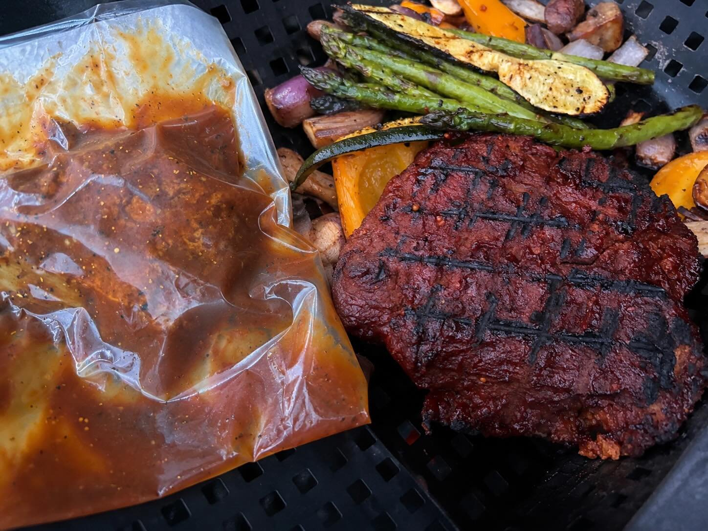 🔥 BBQ season is here! 🔥

Our NEW plant-based marinated brisket is ready for the grill &mdash; smoky, savoury, and packed with bold BBQ flavour. Just fire it up and enjoy. 🌱🔥

Available this weekend at the market!

🛒 Fully stocked with:
&bull; Pr