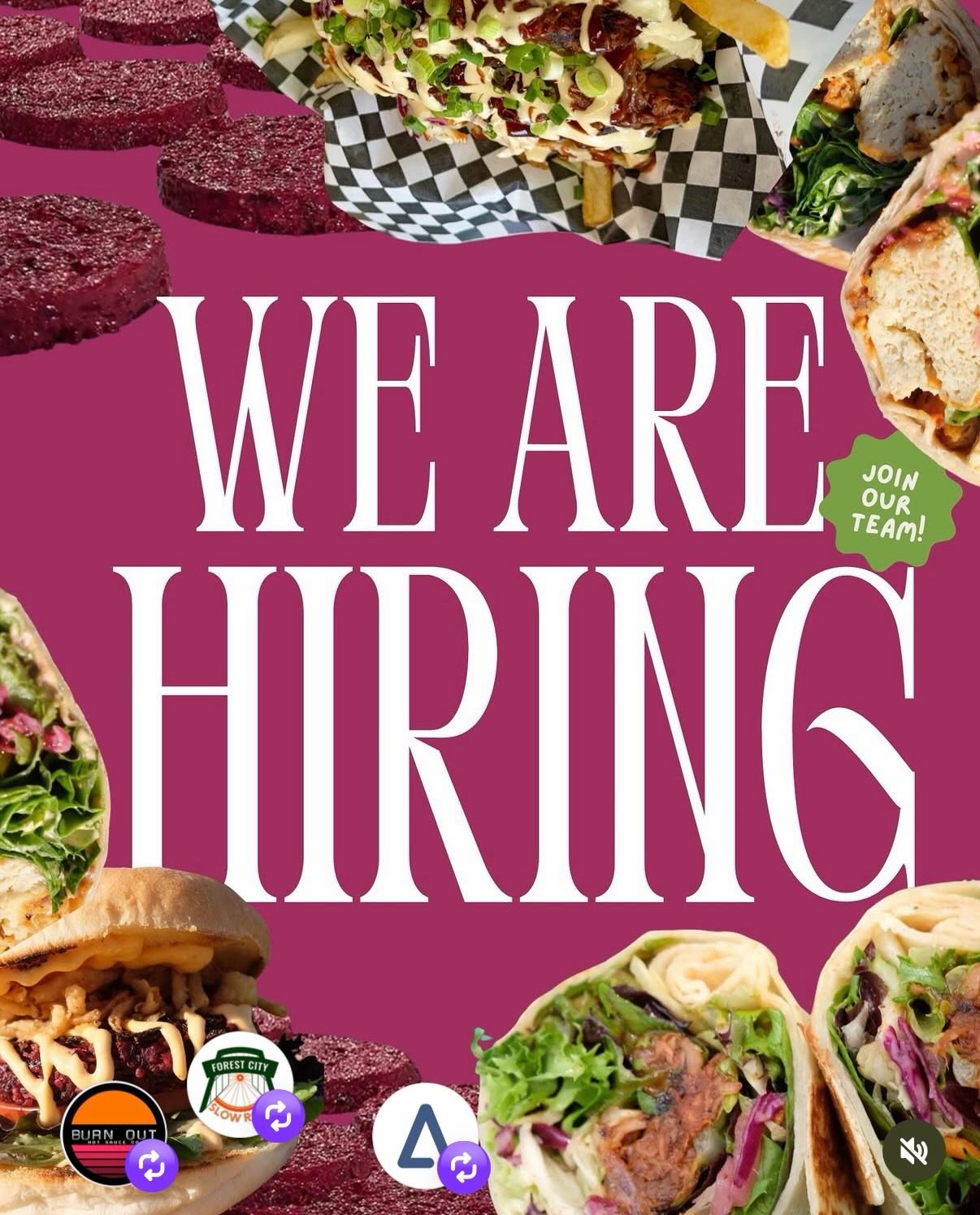 We&rsquo;re growing our team! 🌱🚚

Looking for energetic people to join us for:&bull; Food truck cooking &amp; customer service

&bull; Weekend market positions at the Western Fair Market

Fun environments, festivals, events, great food, and great p