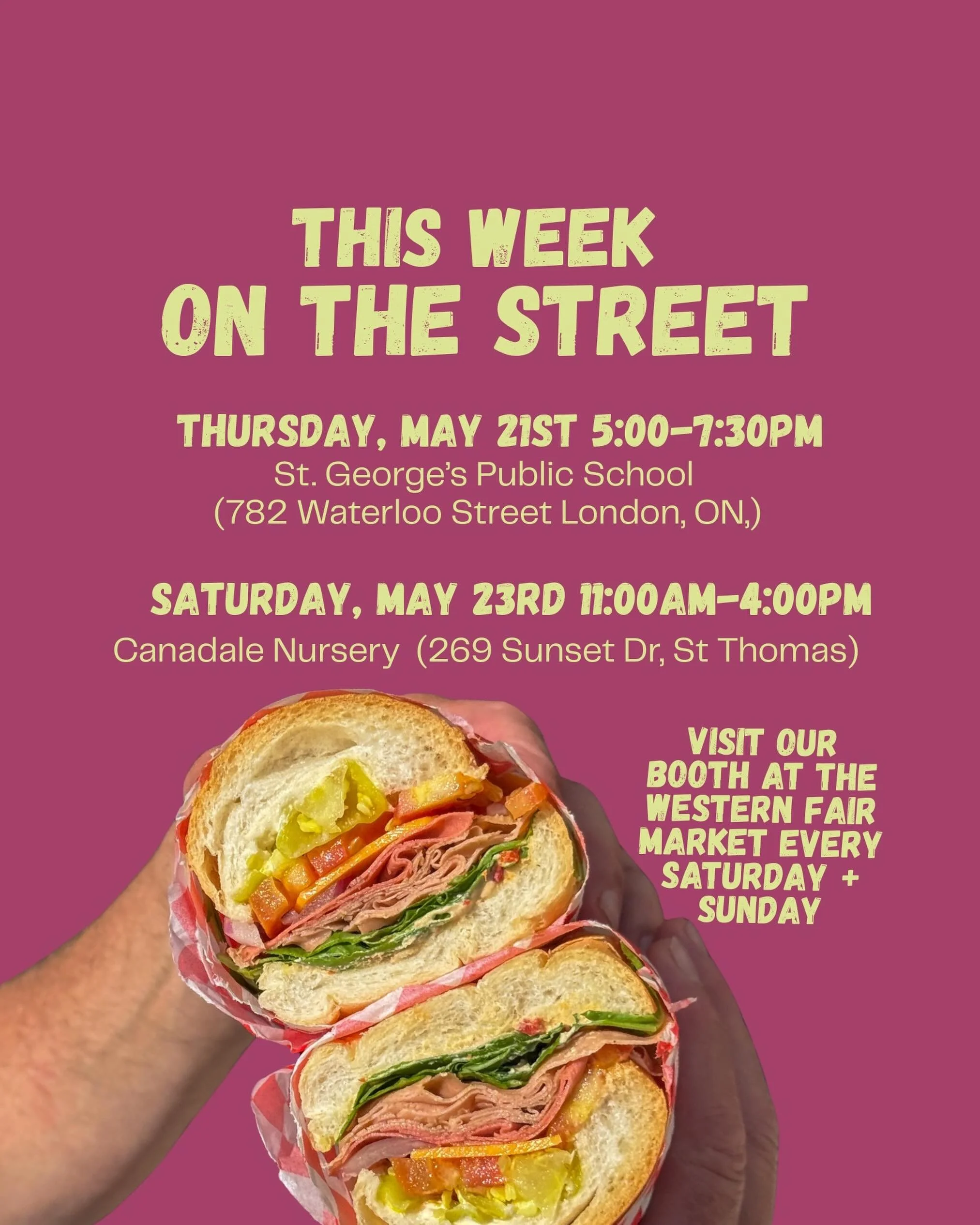 Catch us on the street this week 🌯✨

Looking forward to some sunshine and warm days!! Find us this week at community pop-ups and market weekends, we&rsquo;ve got your plant-based cravings covered. Come grab your New Leaf favourites, say hi, and supp