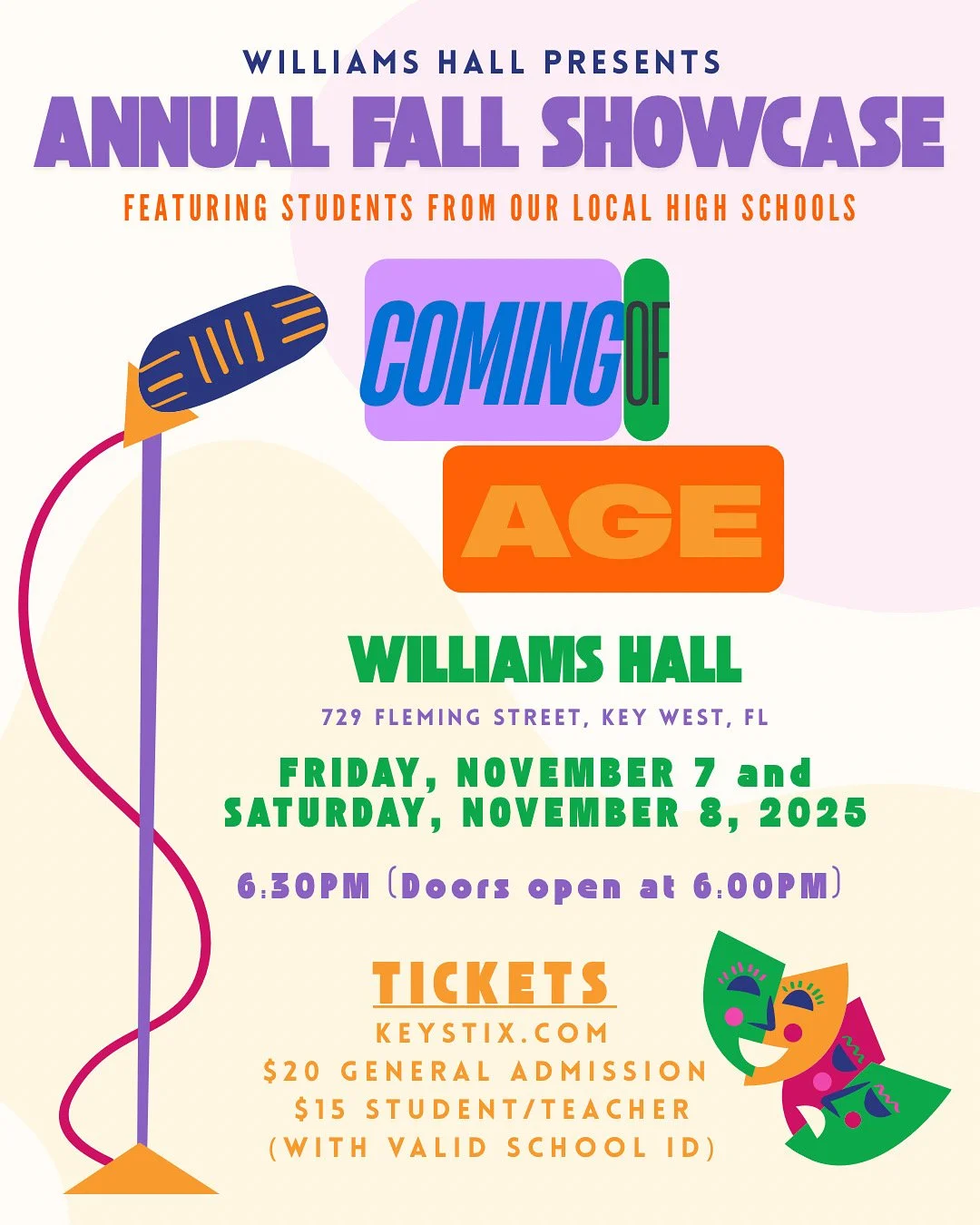 KWHS Drama Club Annual Fall Showcase Fundraiser!
