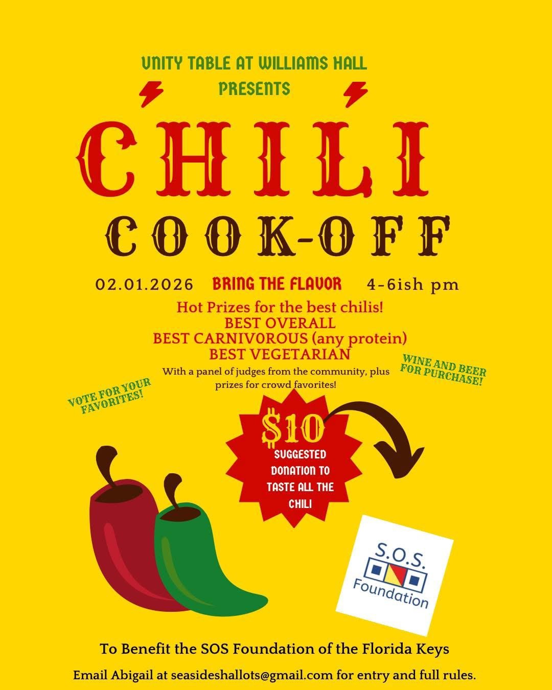 Chili Cook-Off at Williams Hall