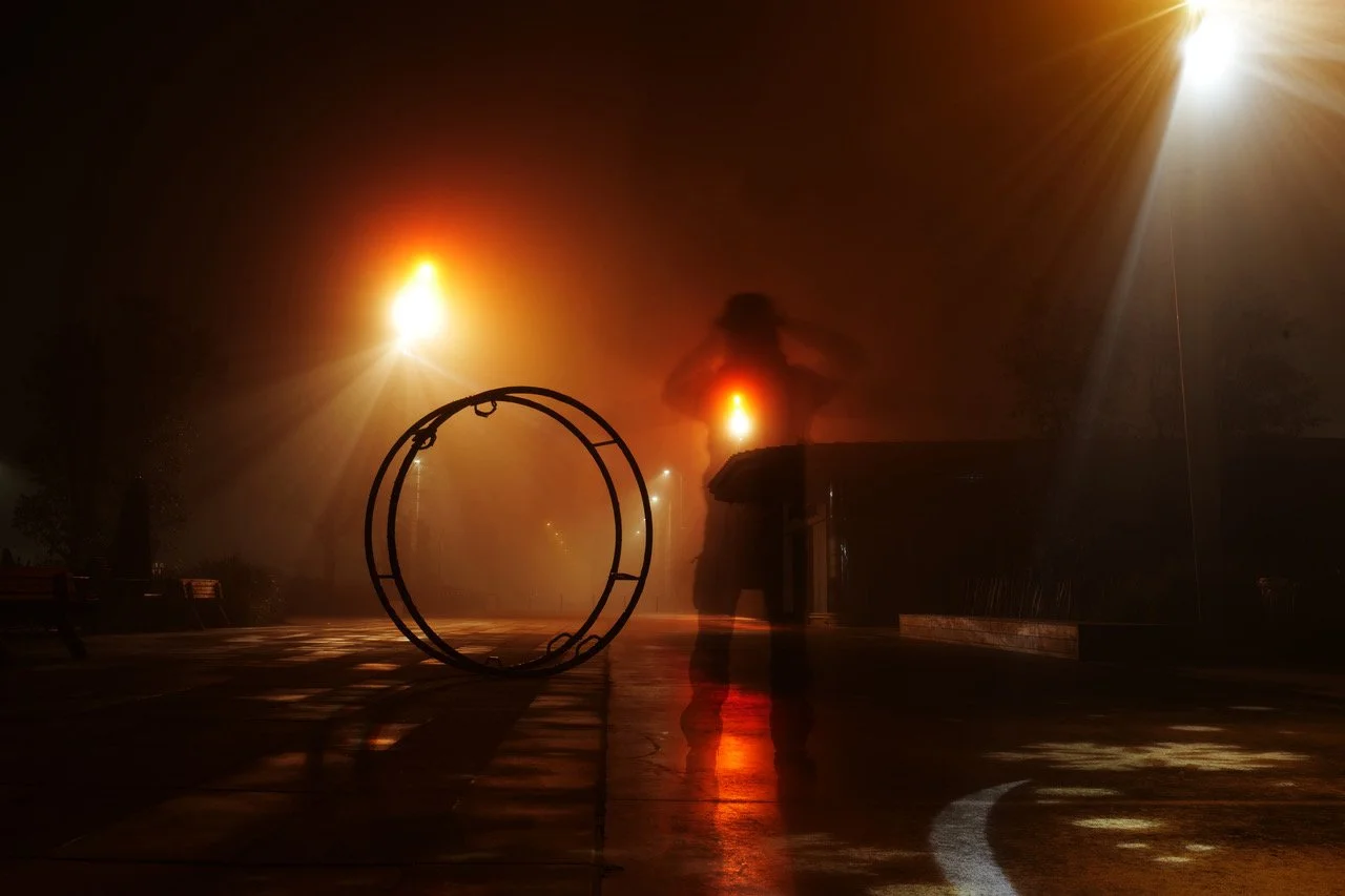 Finissage: »RoYa! – RollEast – YavashYavash.   Mit dem Rhönrad zu Fuß von Iran in die USA«