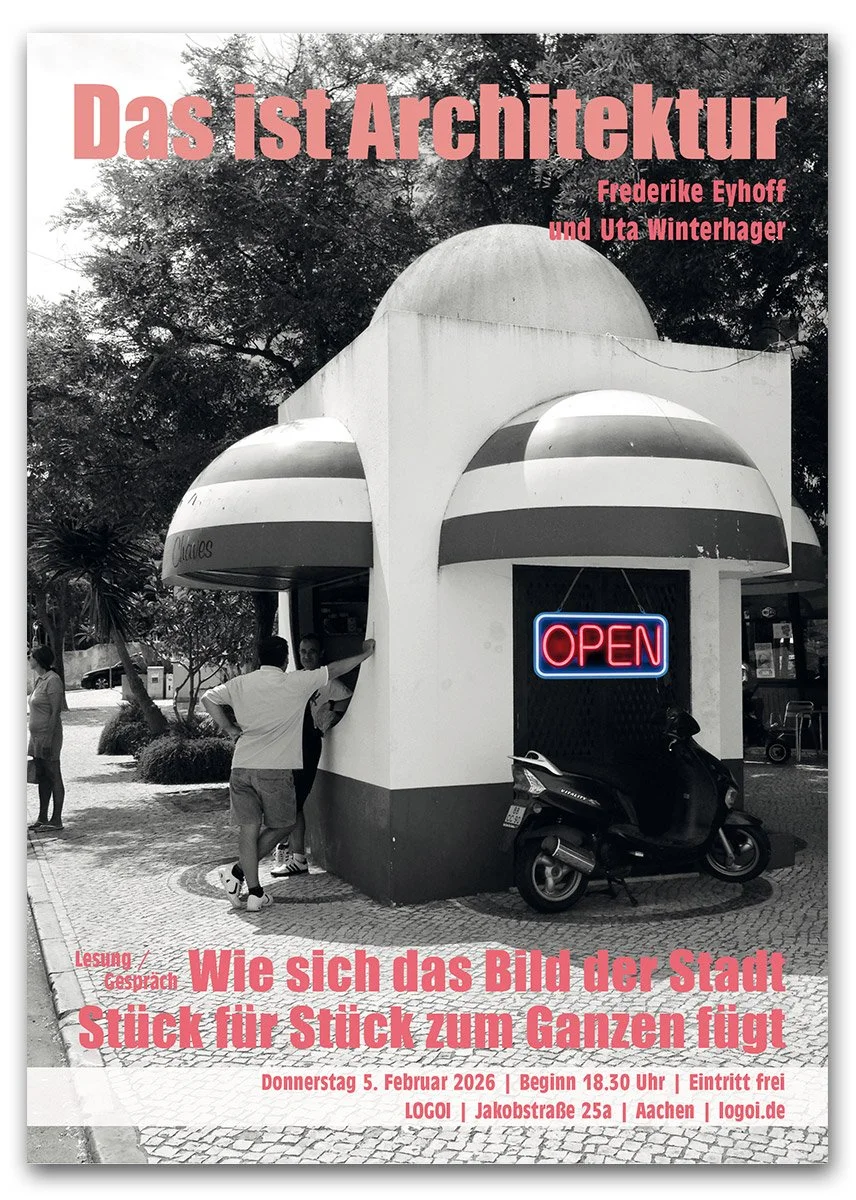 »Das ist Architektur?«   Wie sich das Bild der Stadt Stück für Stück fügt: Eine architektonische Lesereise mit der Architekturkritikerin Uta Winterhager und der Kunsthistorikerin Frederike Eyhoff