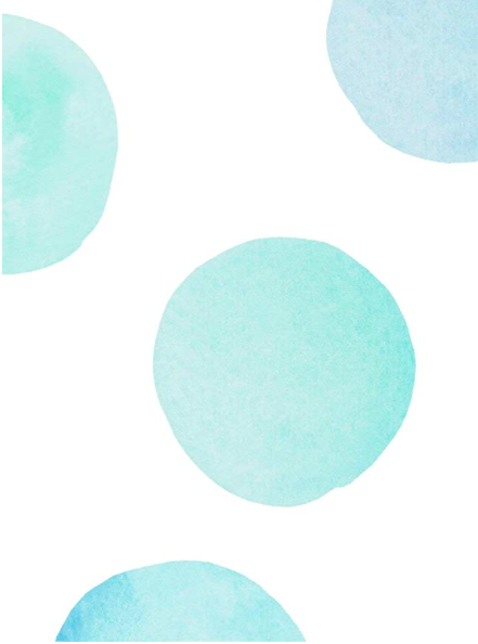 Simple Shapes Watercolor Dots