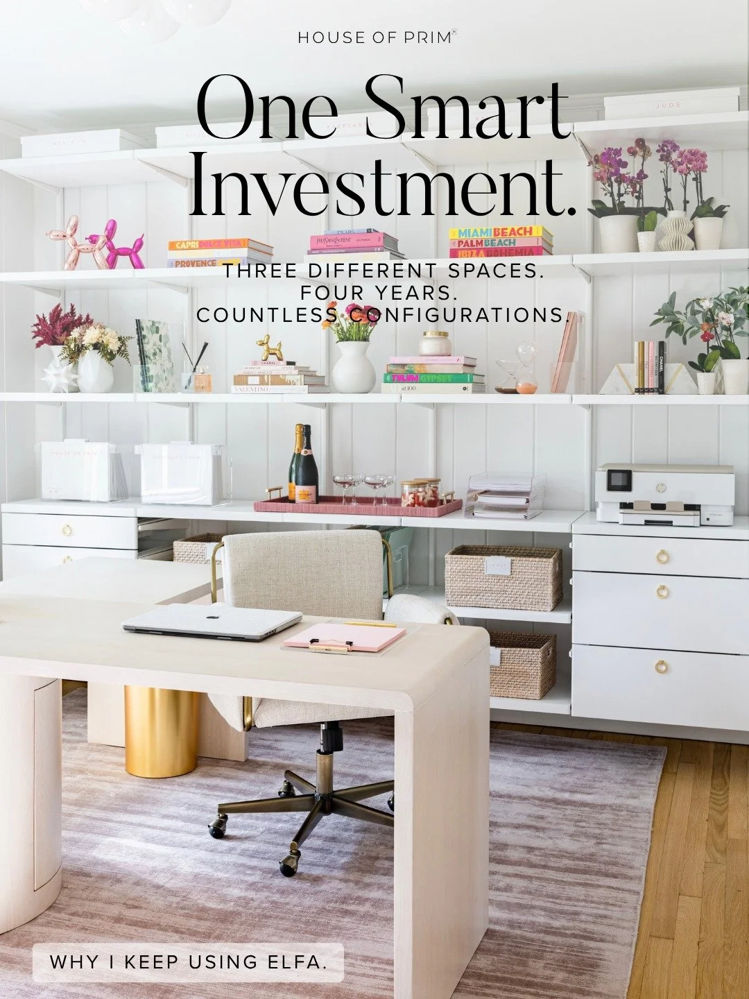 I've said it before and I will say it again: Elfa is hands down my FAVORITE solution for spaces that have no structure&mdash;but desperately need it. 

Case in point: a recent playroom project in a gorgeous new home. The basement had been turned into