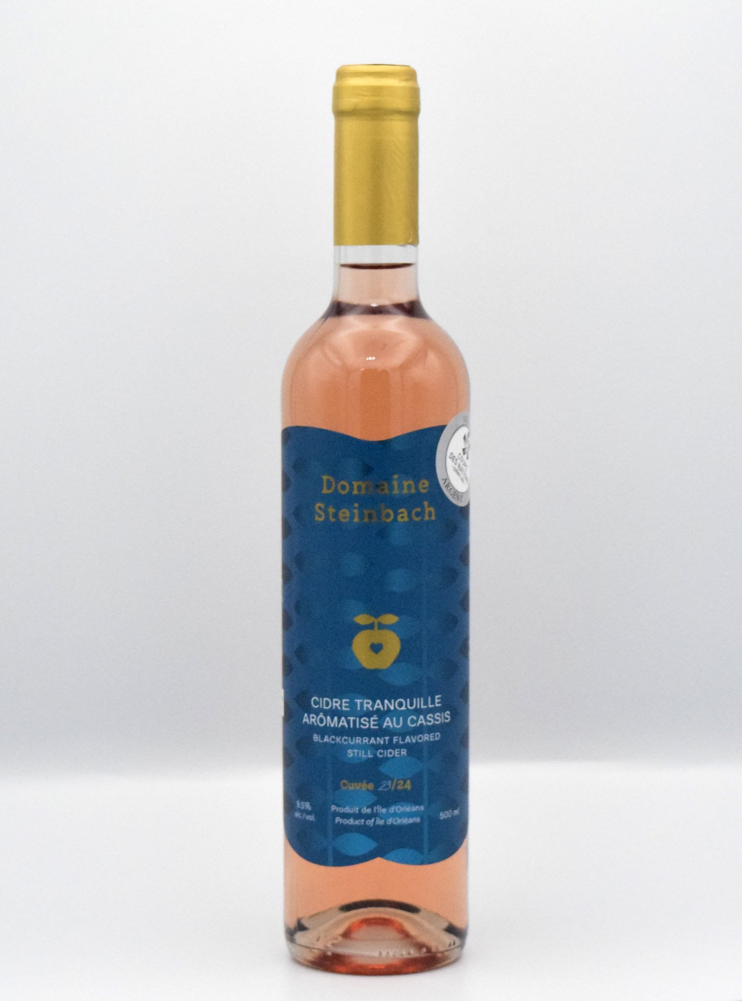 Cidre tranquille aromatisé au cassis