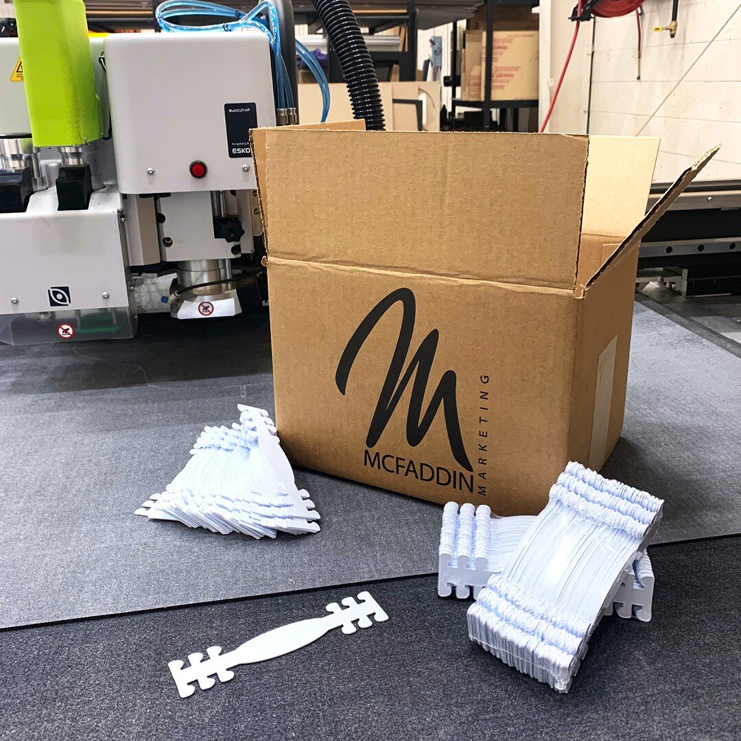 The cutting table is up and running! McFaddin Marketing will be donating 500 Ear Savers to our KY Health Professionals and First Responders. Trying to do our part for #TeamKentucky
#TogetherKY #HealthyatHome #Patriot #StayResilient #SavethemEars