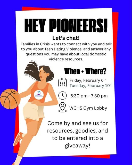 WCHS Basketball Game Table Setup 