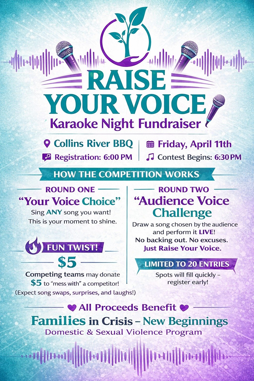 Raise Your Voice Fundraiser
