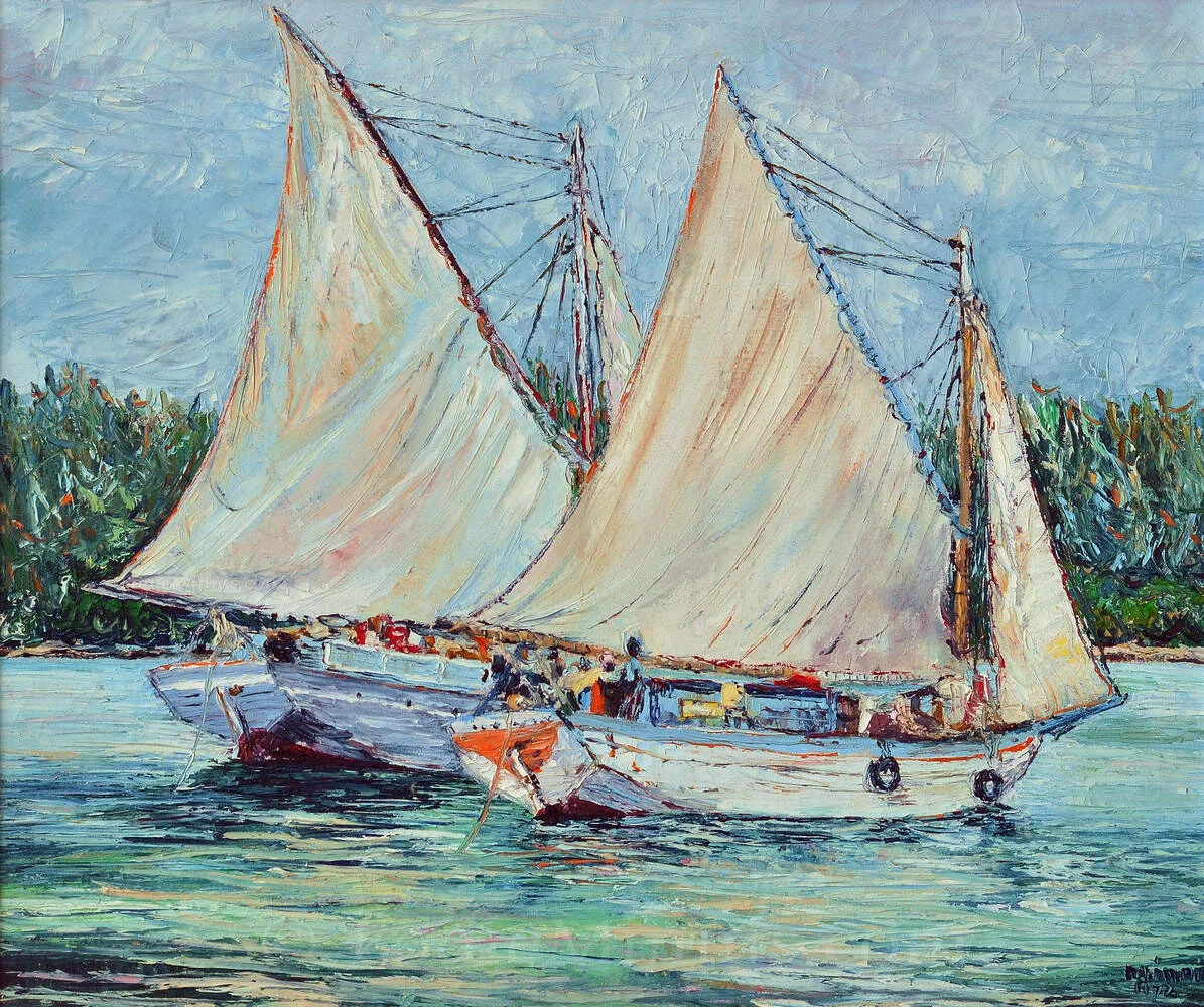 Sloops in Nassau Harbour — Eddie Minnis & Family